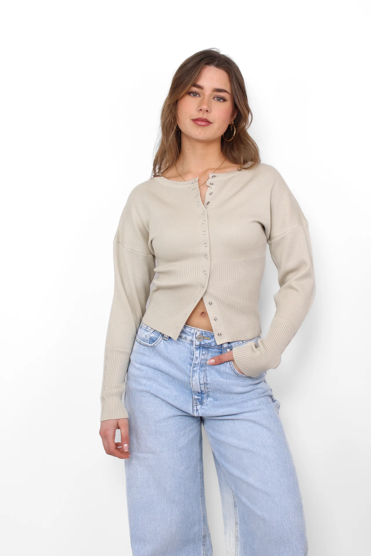 MACY TOP - LIGHT TAUPE - Image 2