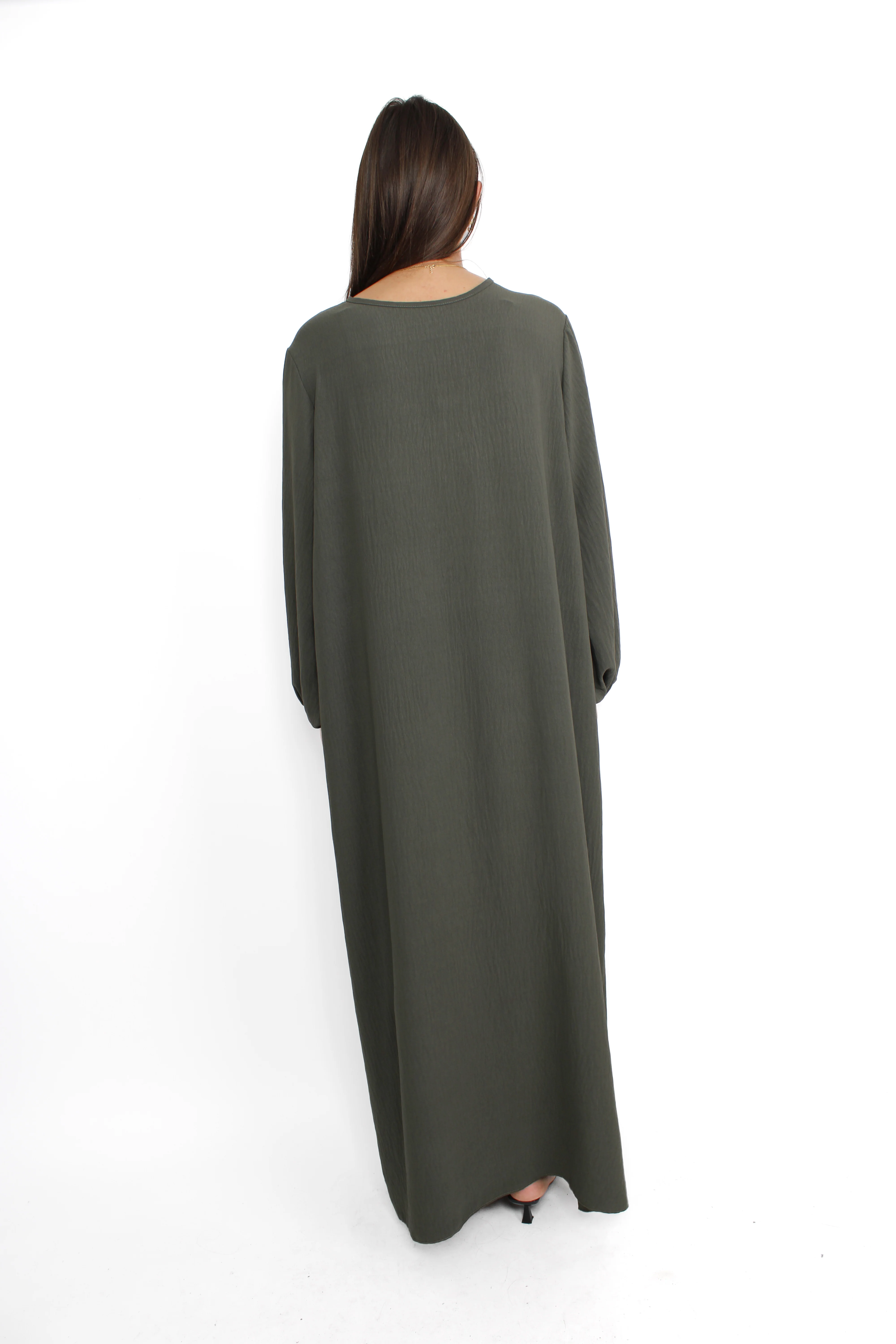 BASIC ABAYA - ARMY GREEN - Image 5