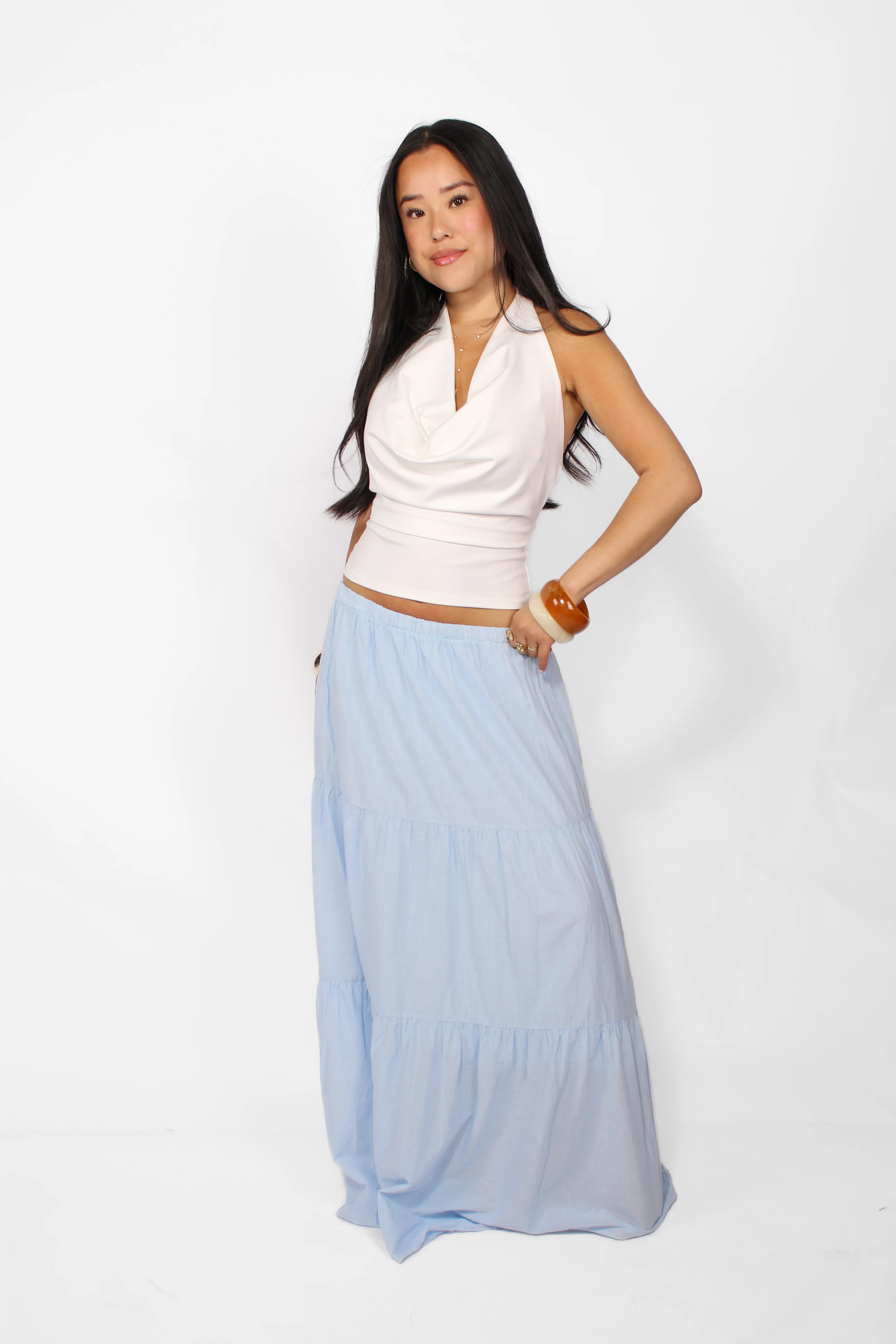 COTTON CLOUD MAXI SKIRT - Image 12