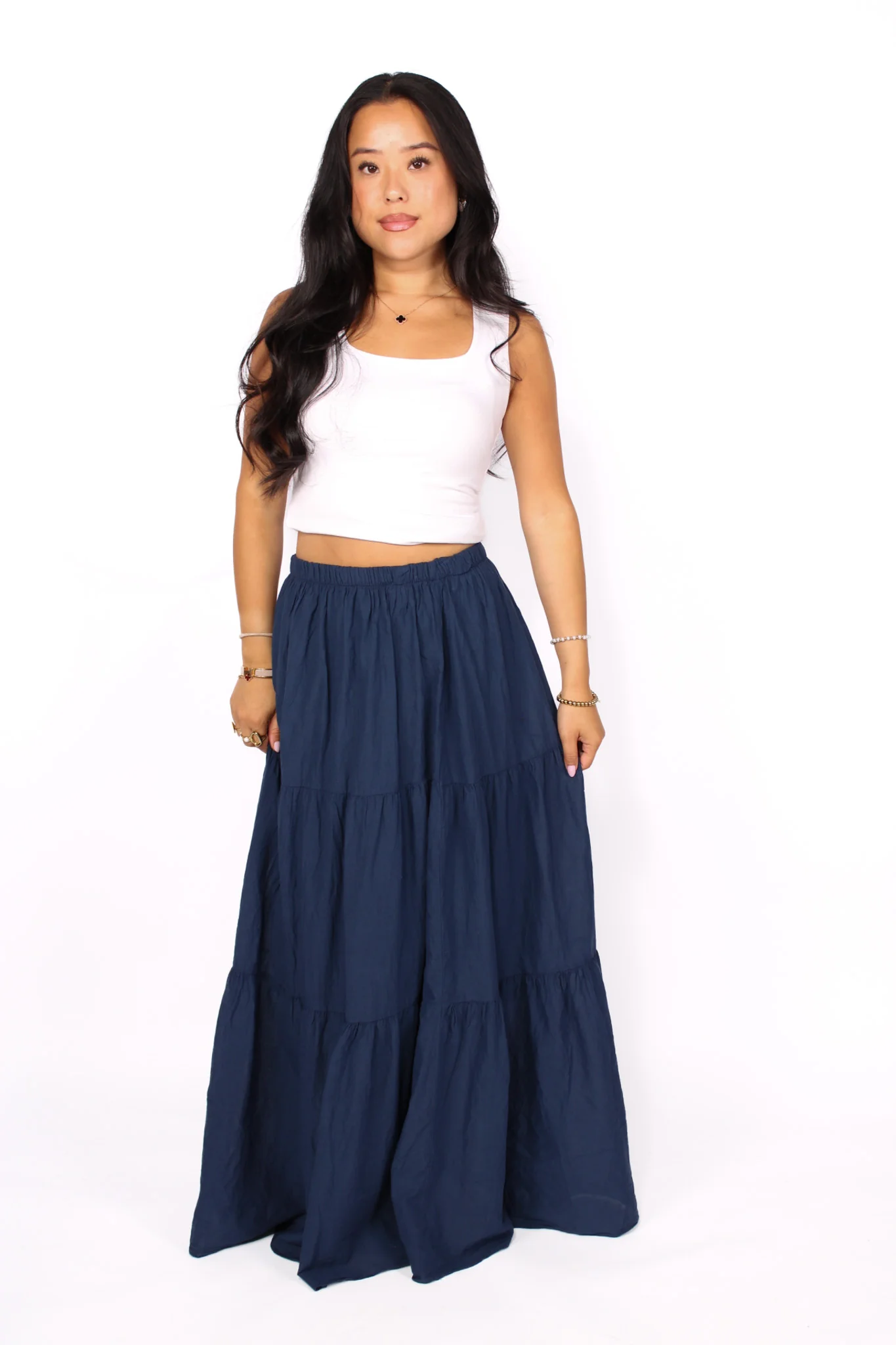 COTTON CLOUD MAXI SKIRT - Image 13