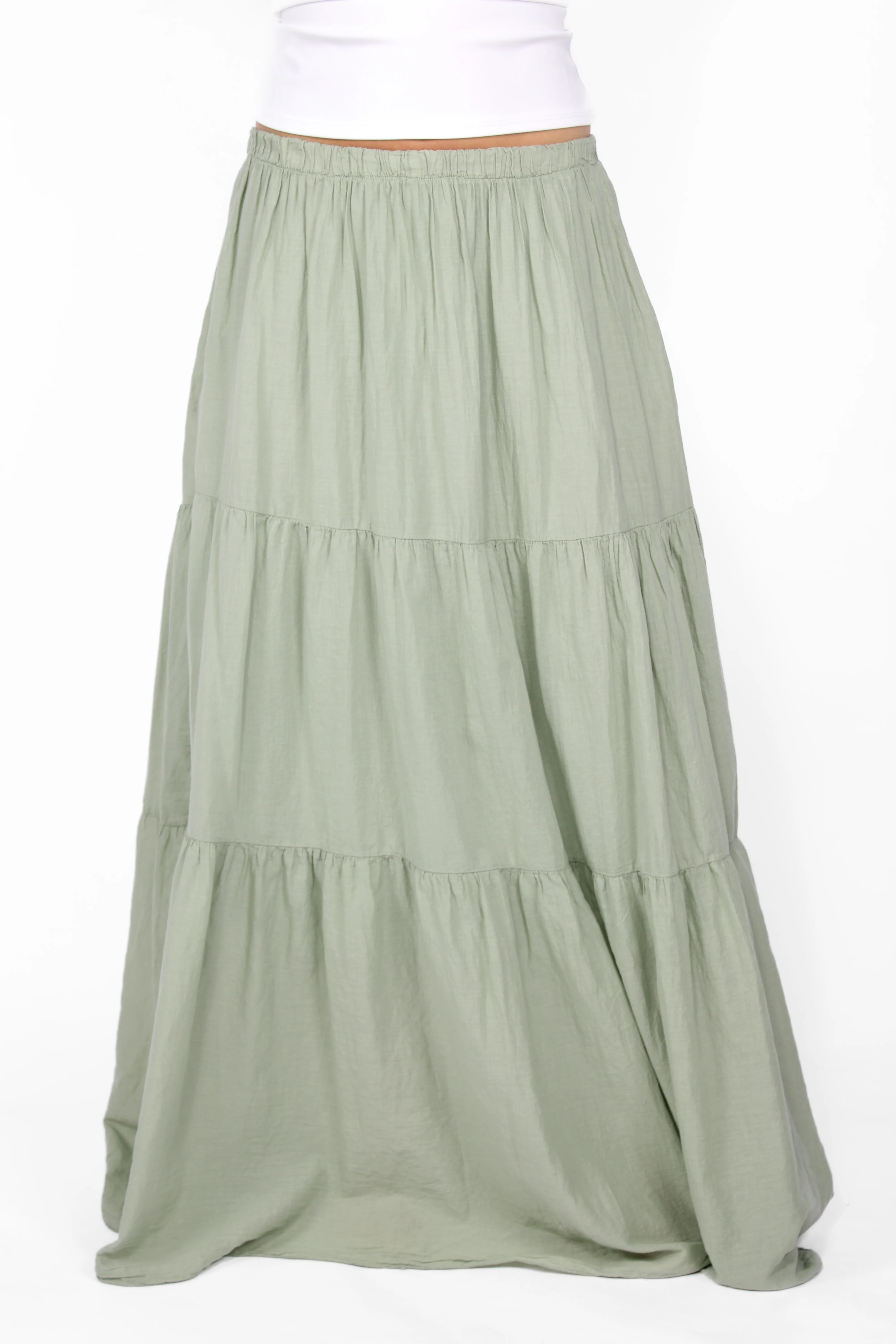 COTTON CLOUD MAXI SKIRT - Image 7