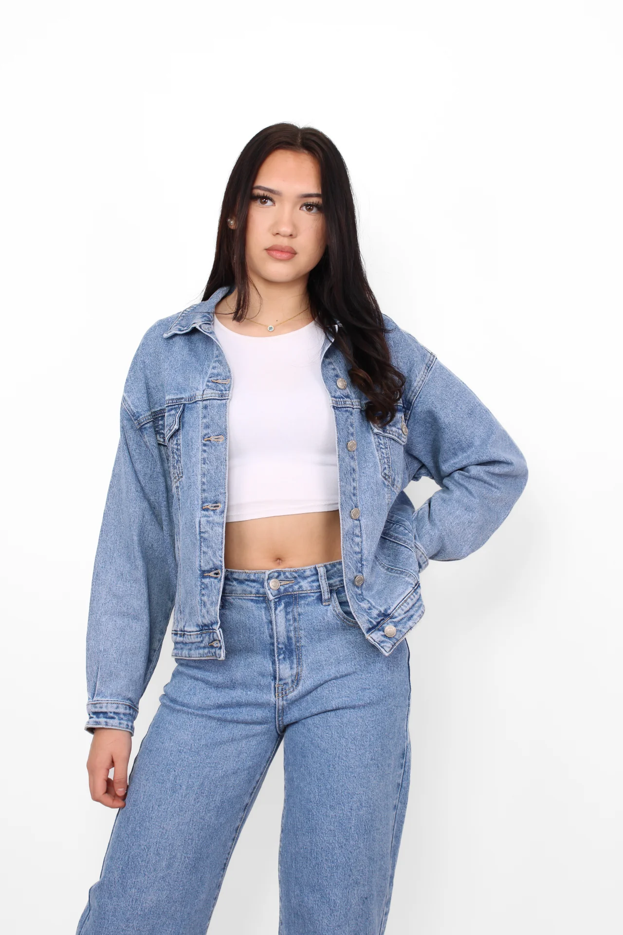 DENIM JACKET 8505 - DENIM - Image 4