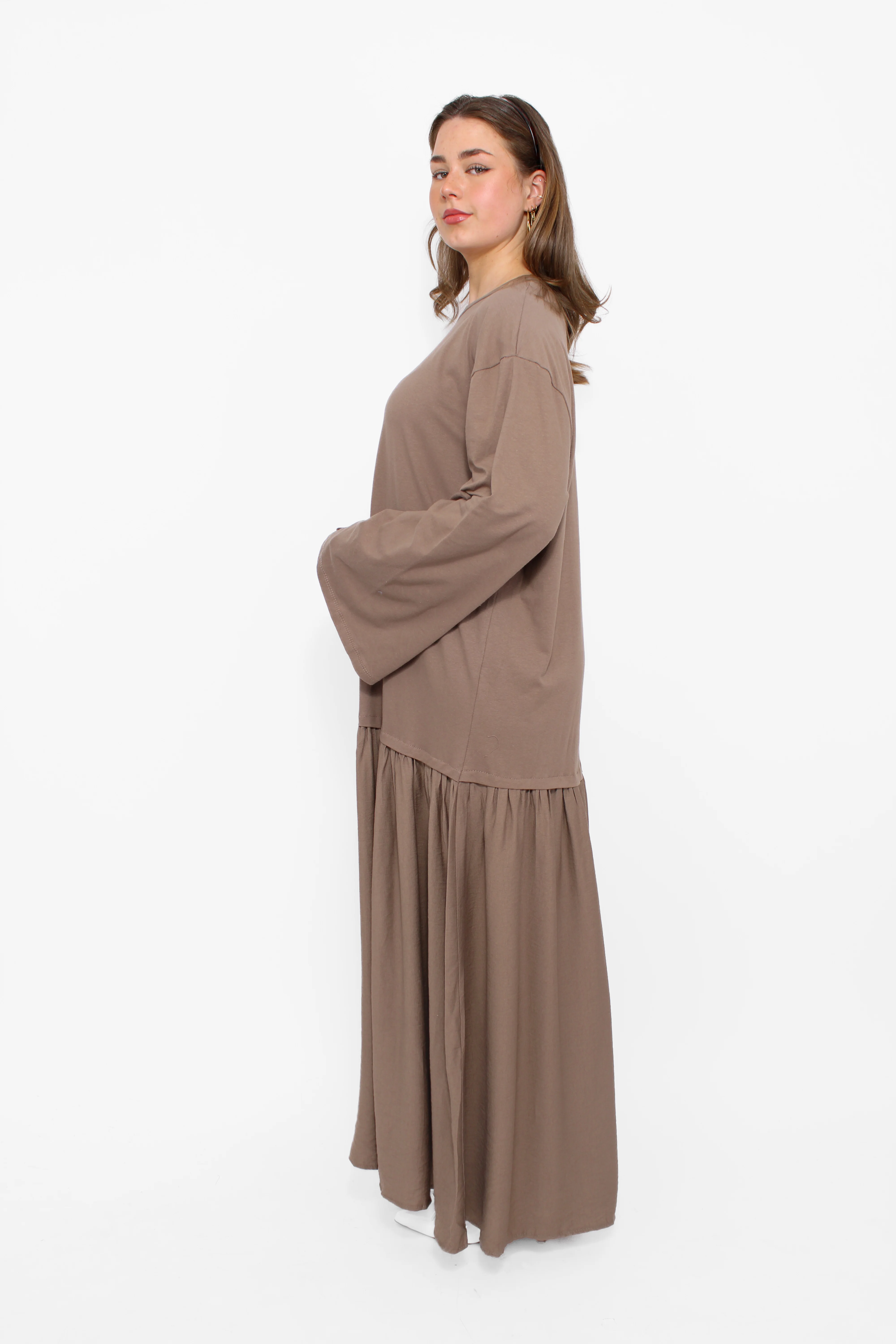 FLOWY COTTON DRESS - Image 4