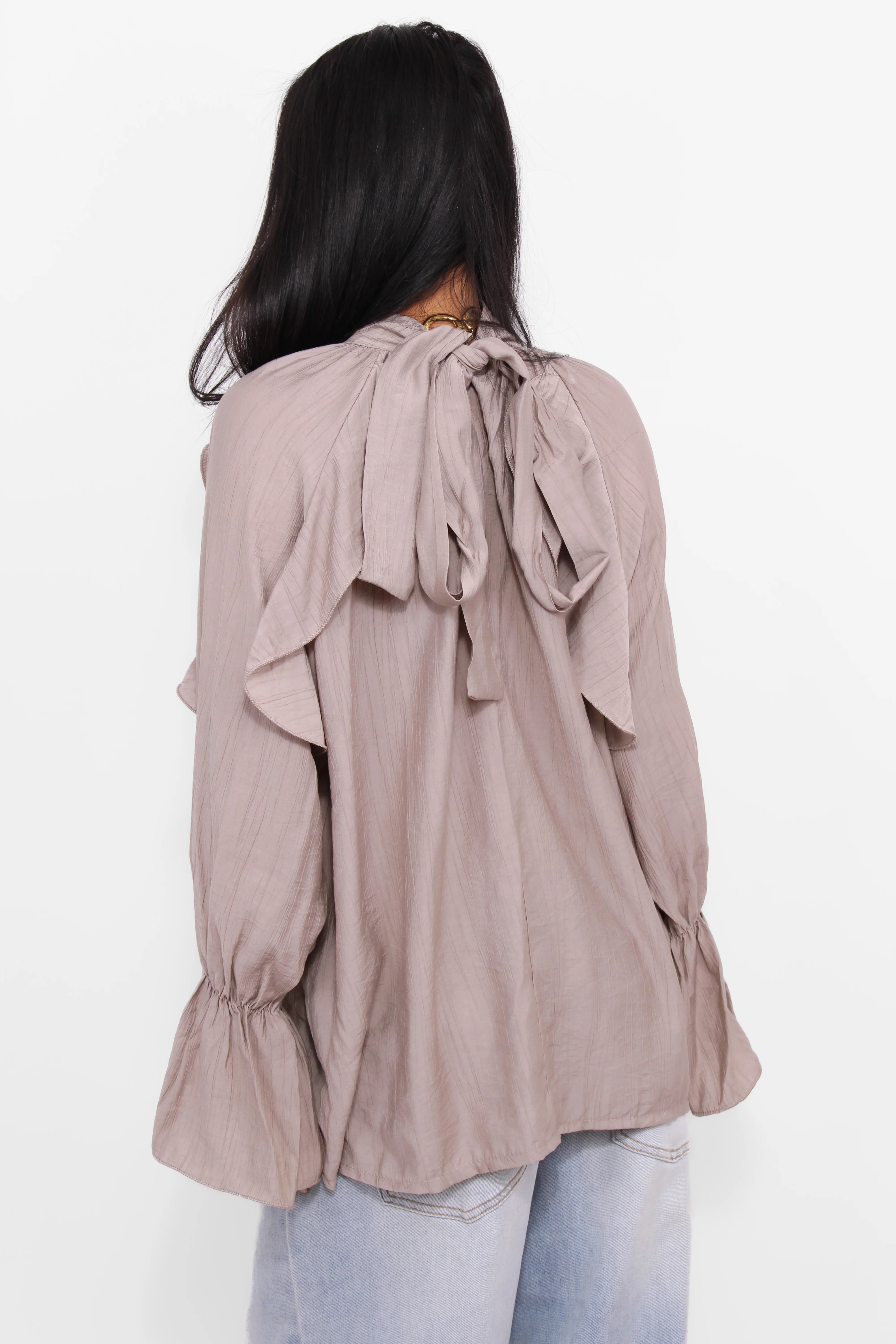 FLOWY RUFFLE BLOUSE - Image 5