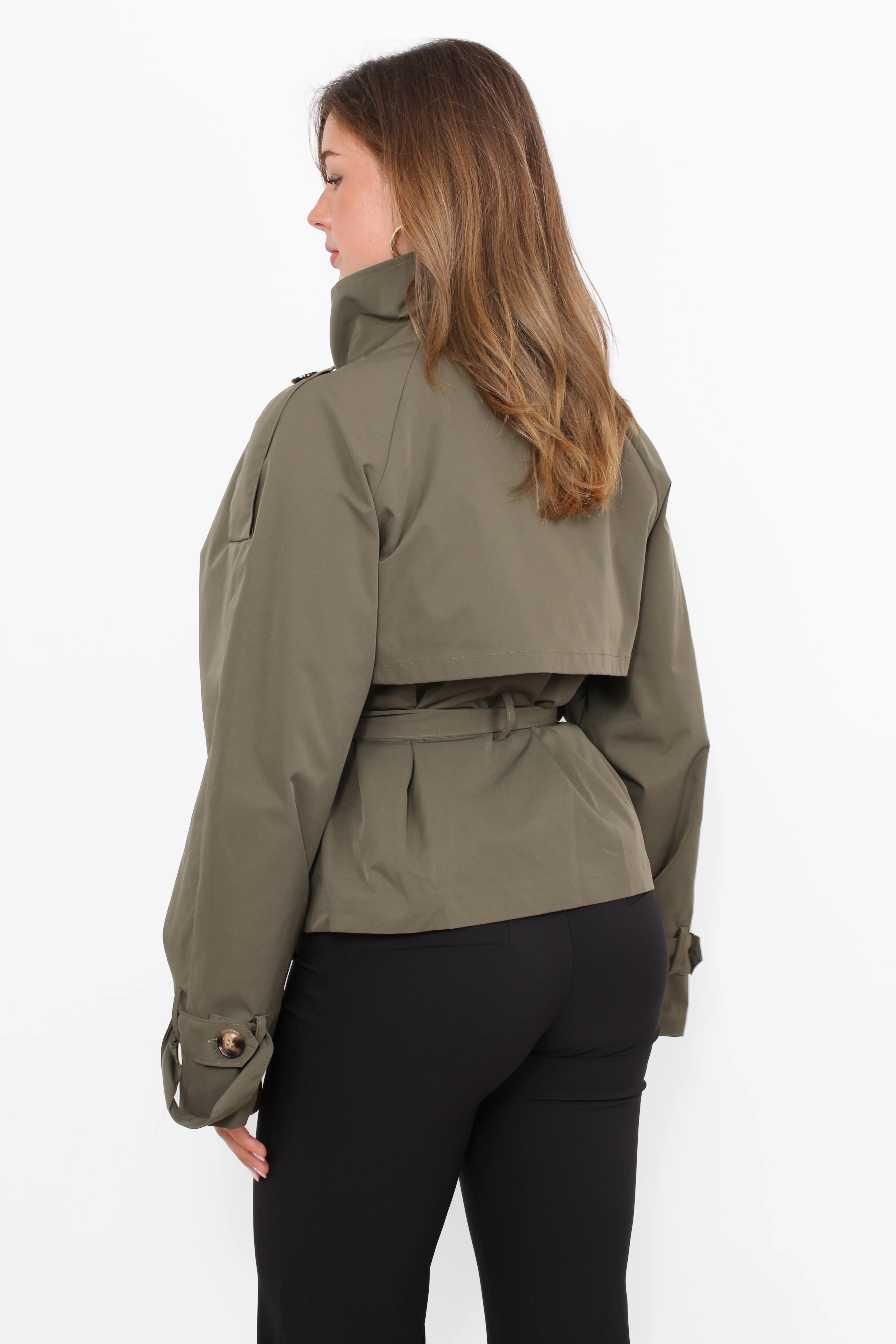 HIGH NECK TRENCHCOAT - Image 5