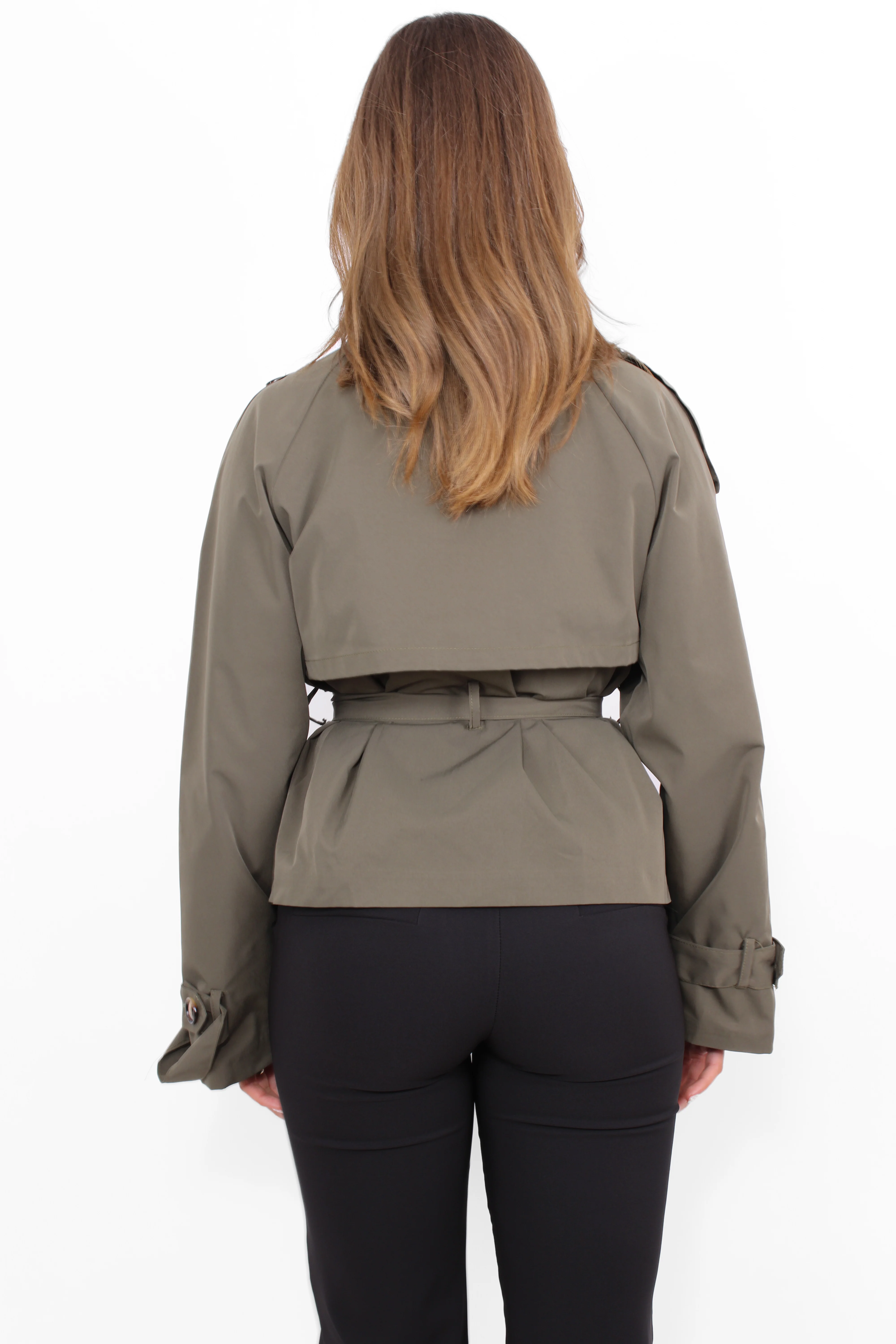 HIGH NECK TRENCHCOAT - Image 7
