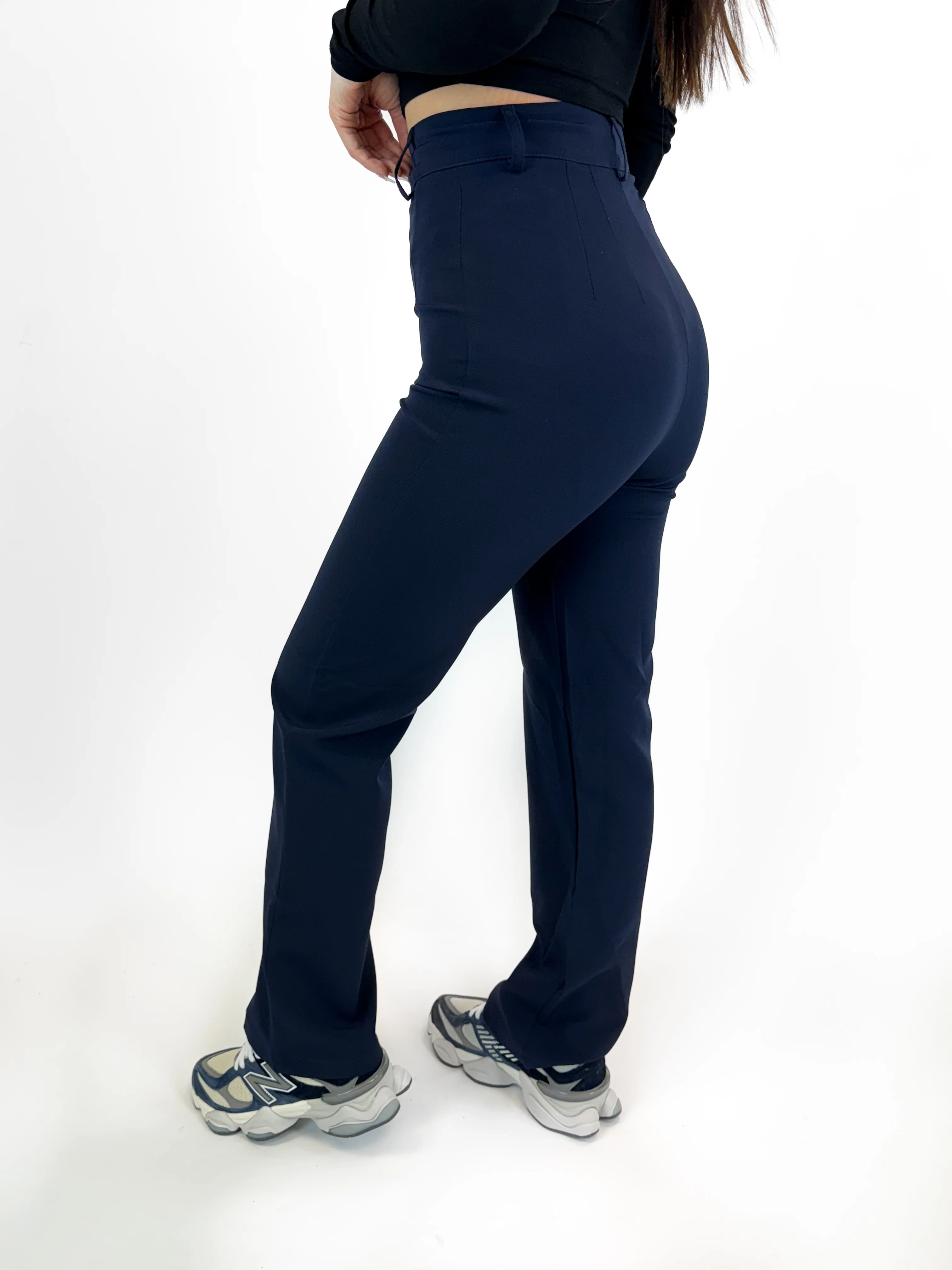 '' PETITE '' 'ISABELLA PANTS - NAVY - Image 6