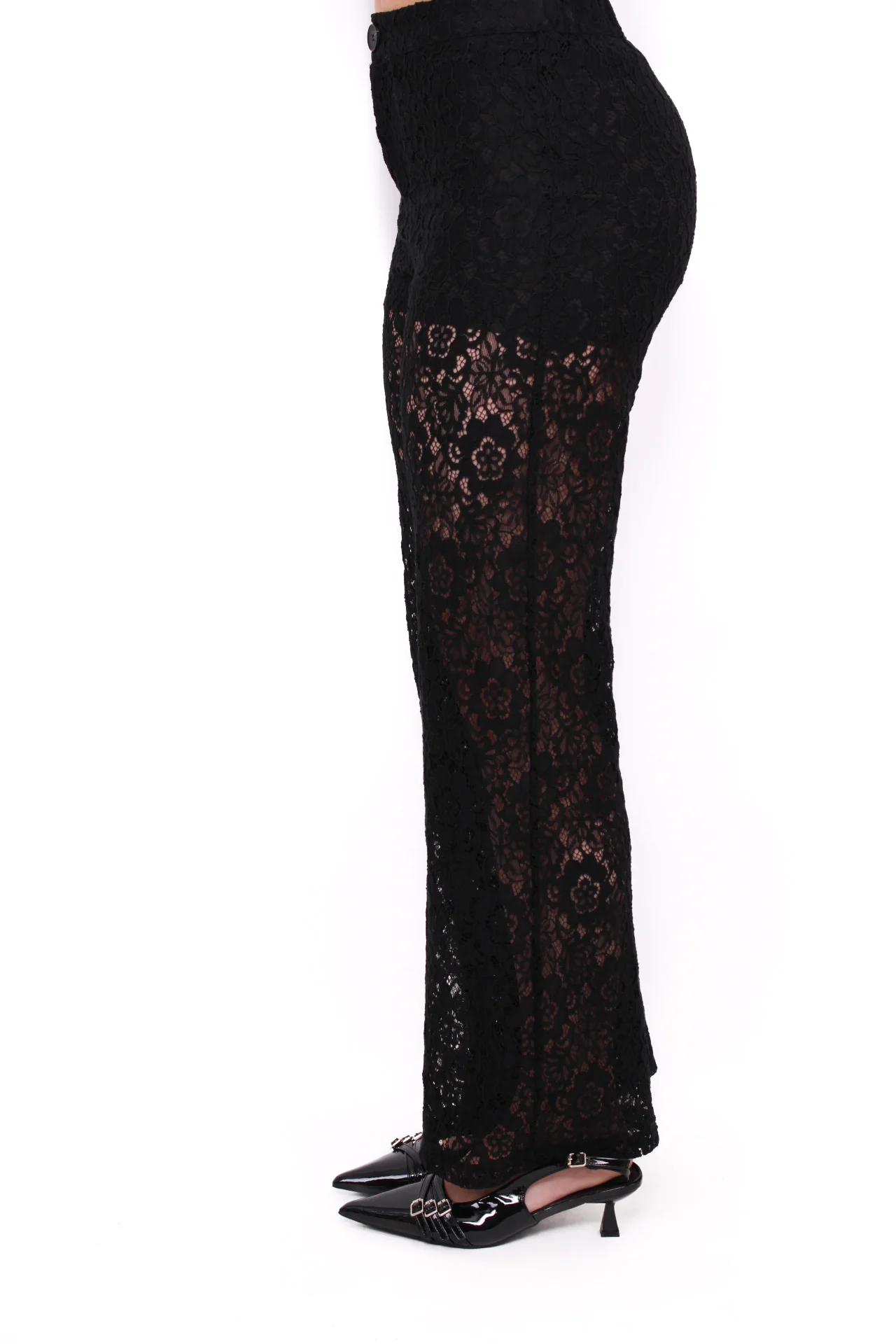 LACE PANTS - BLACK - Image 5