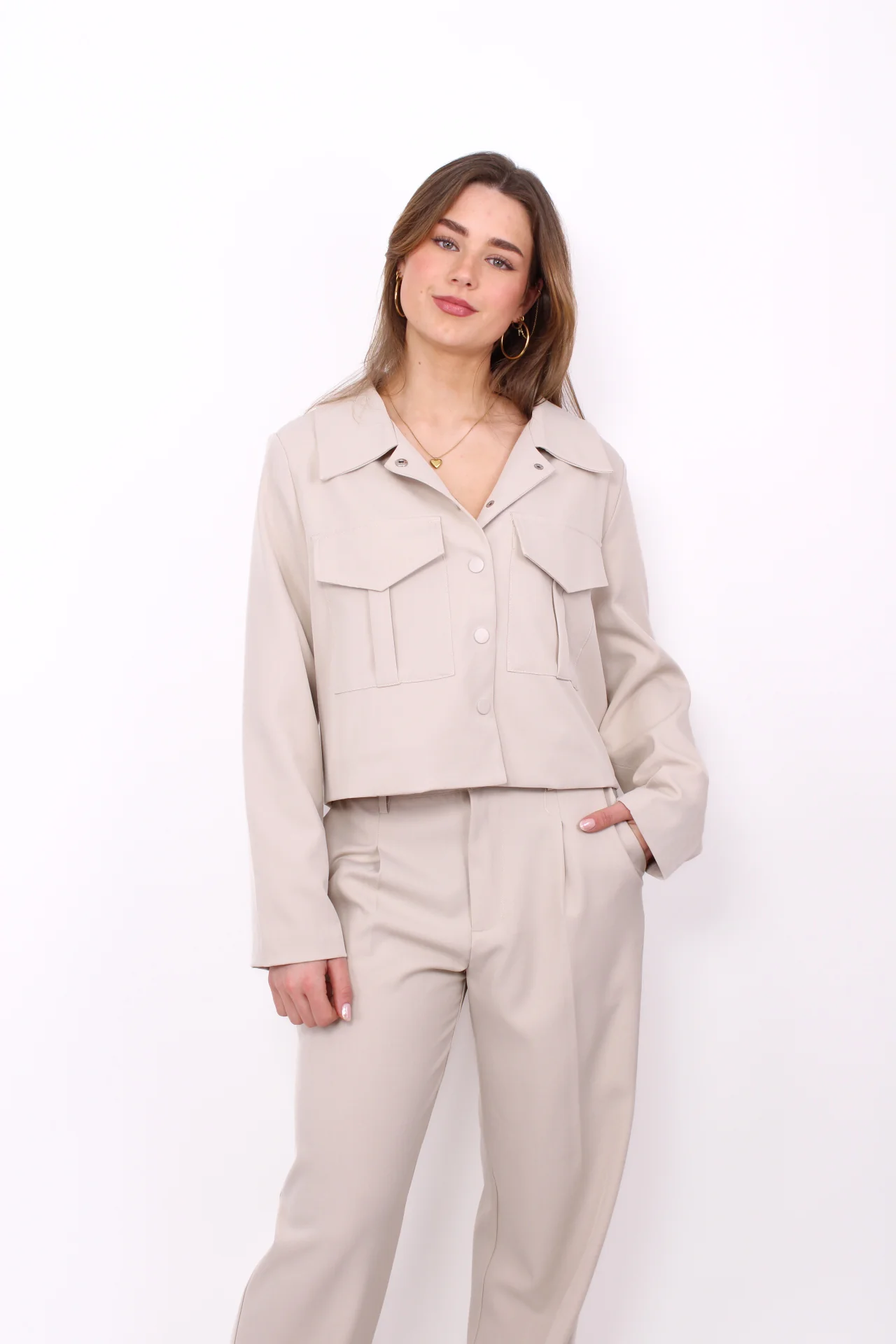 LOIS JACKET - BEIGE - Image 6