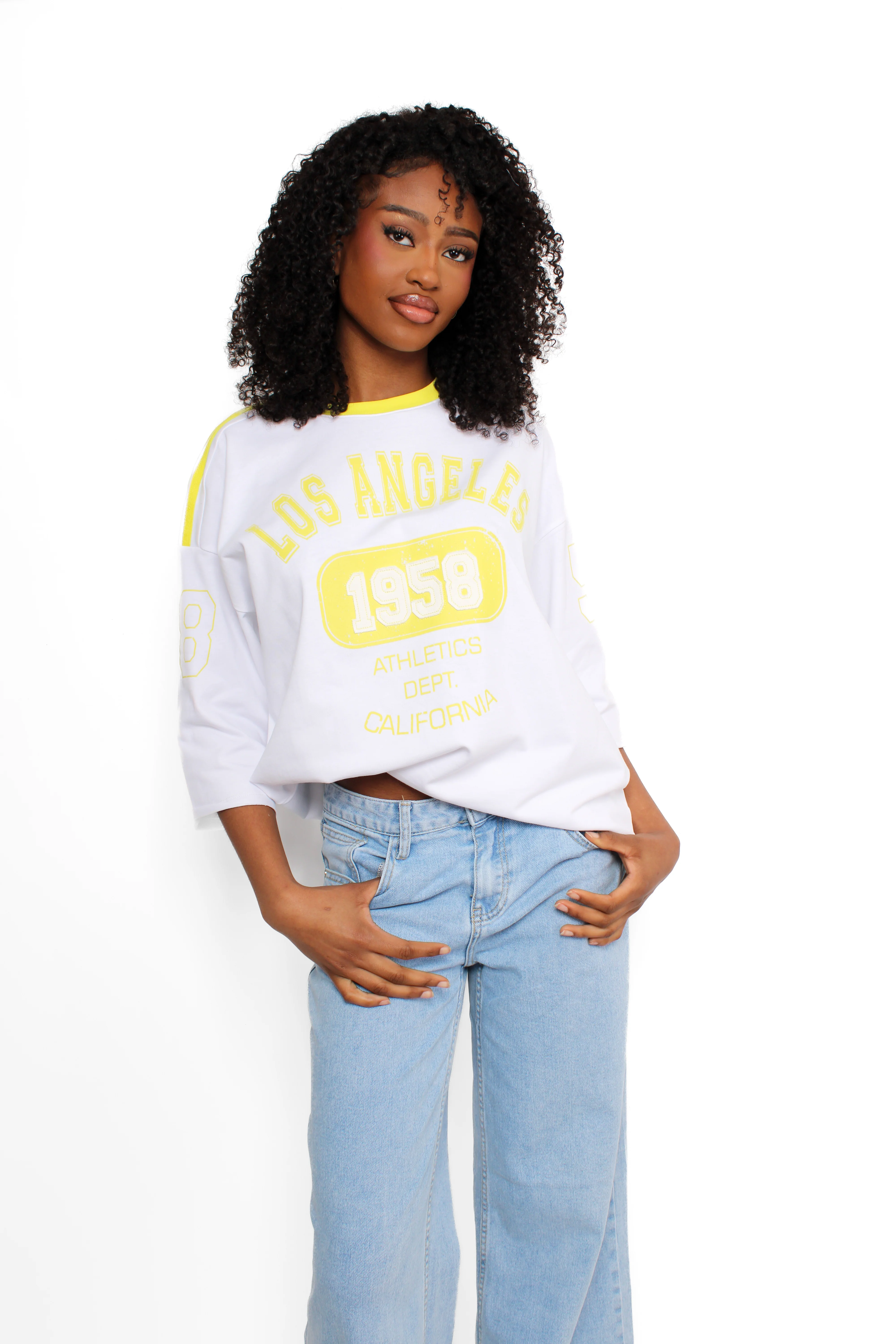 LOS ANGELES TEE - YELLOW - Image 3