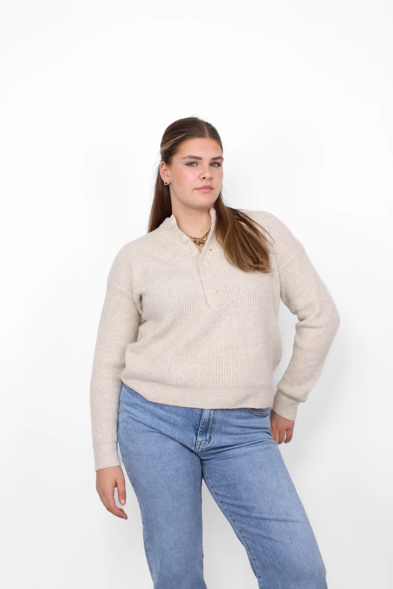 LOTTIE KNIT - BEIGE - Image 4