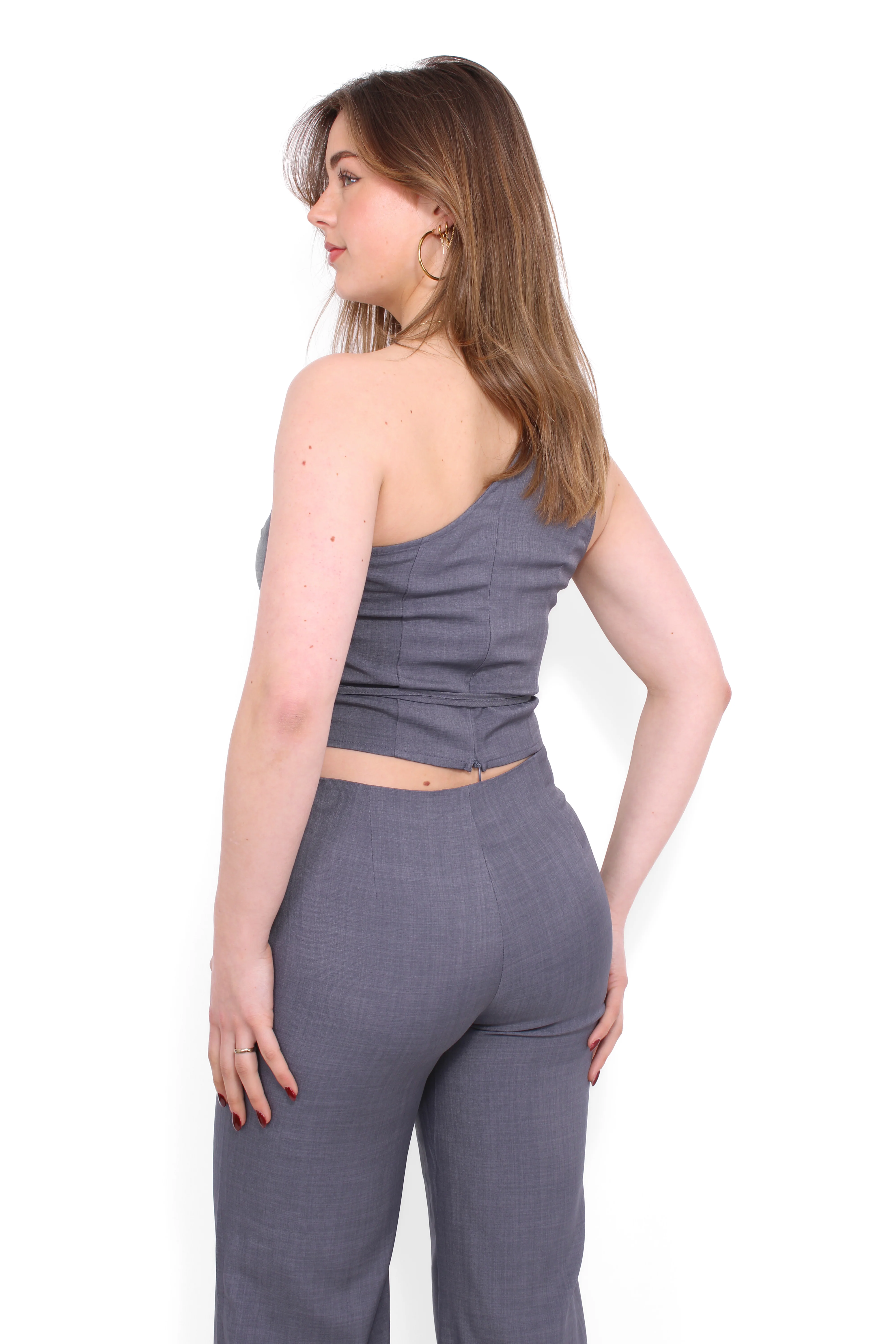 MEGAN TOP - GREY - Image 2