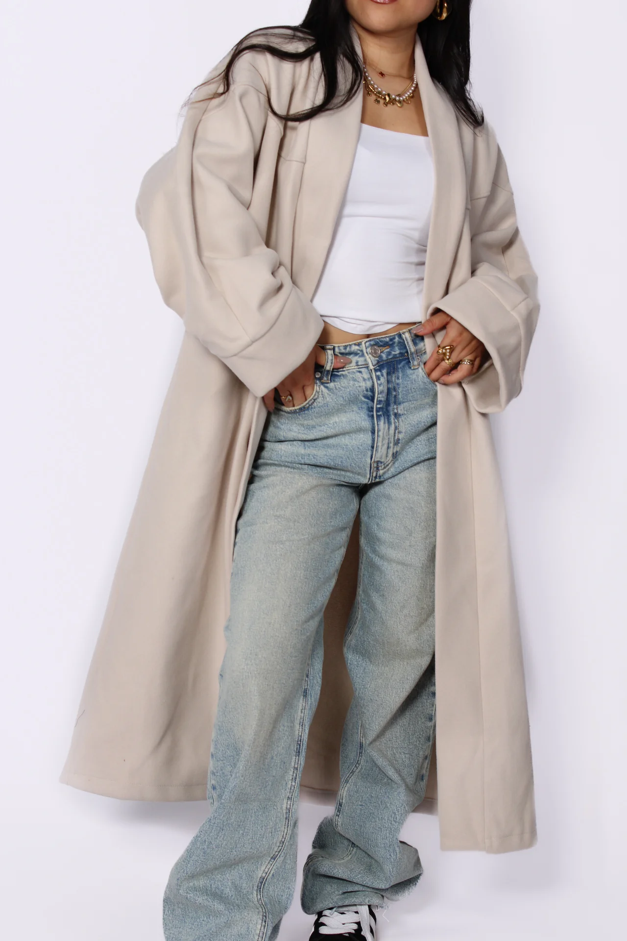 NYLA KIMONO - CREME - Image 3