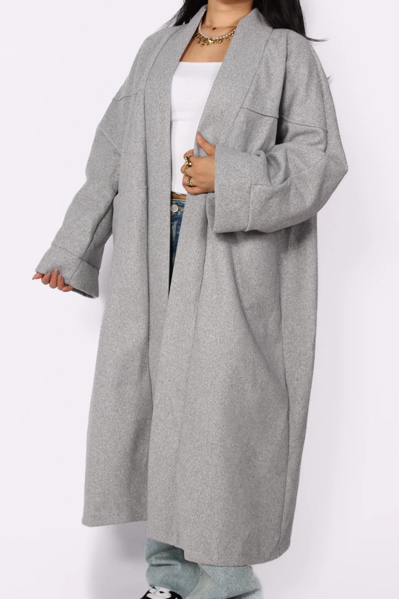 NYLA KIMONO - GREY - Image 4