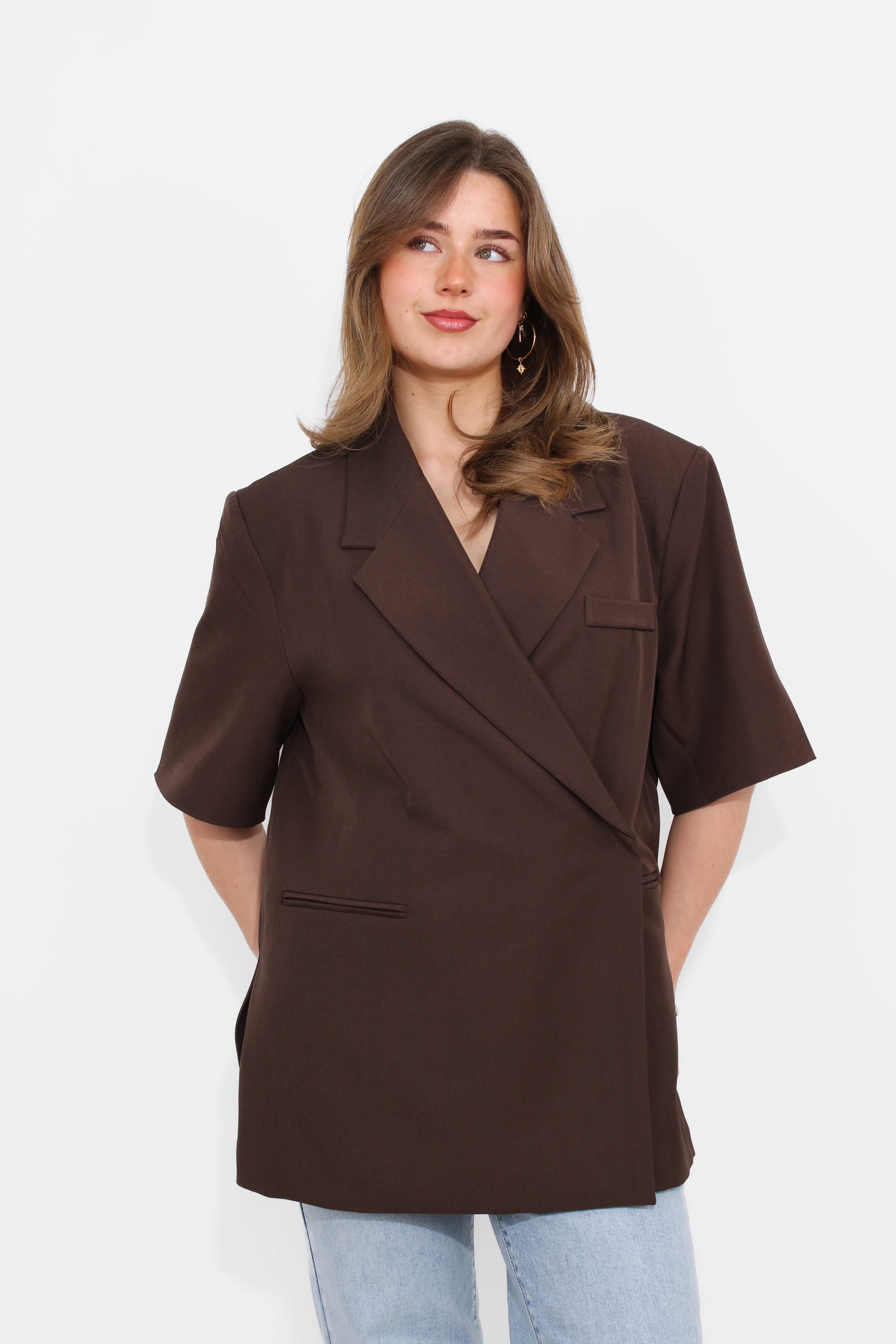 OVERSIZED CHIC BLAZER SHORT SLEEVE - Image 5