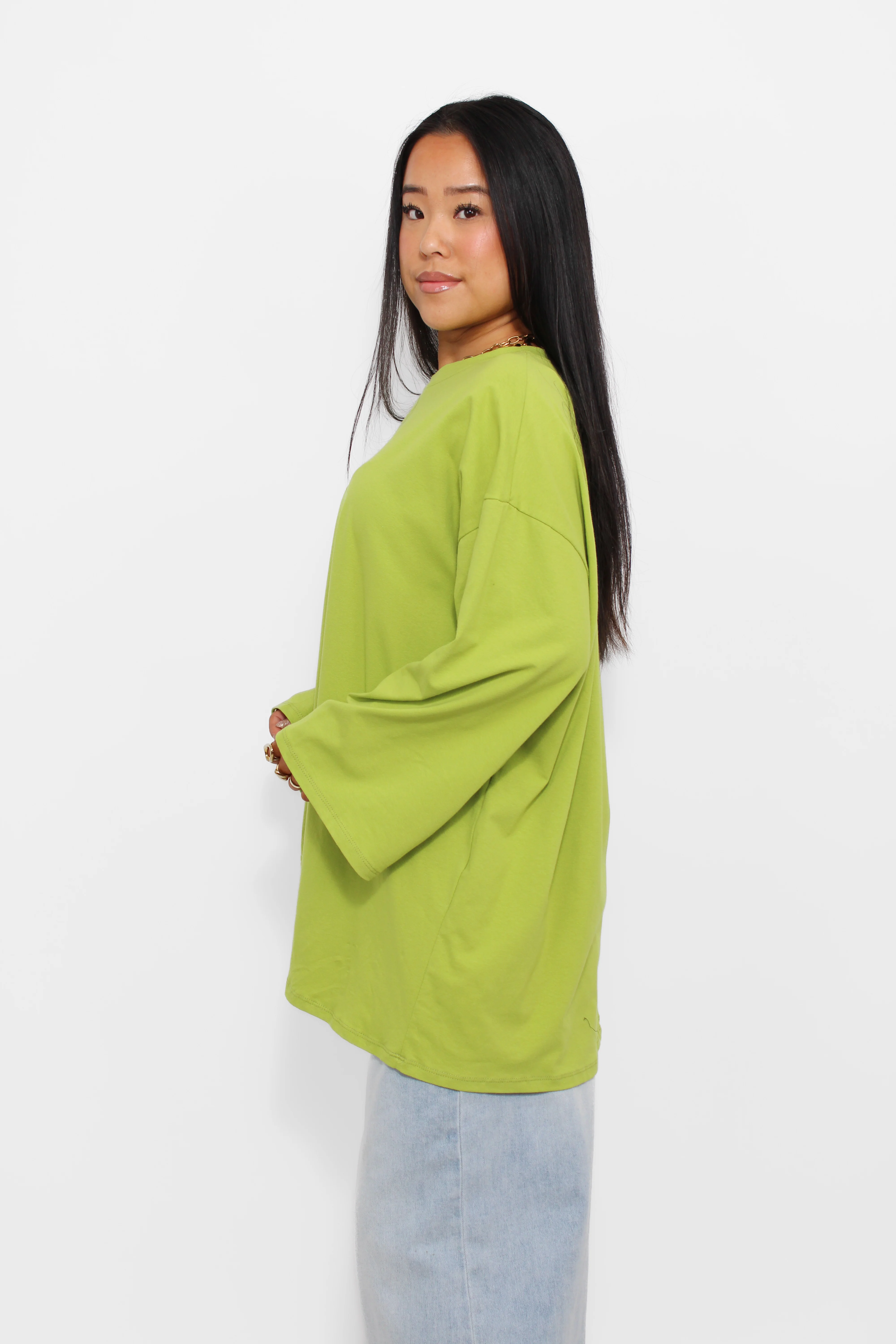 OVERSIZED COTTON LONG SLEEVE - Image 10