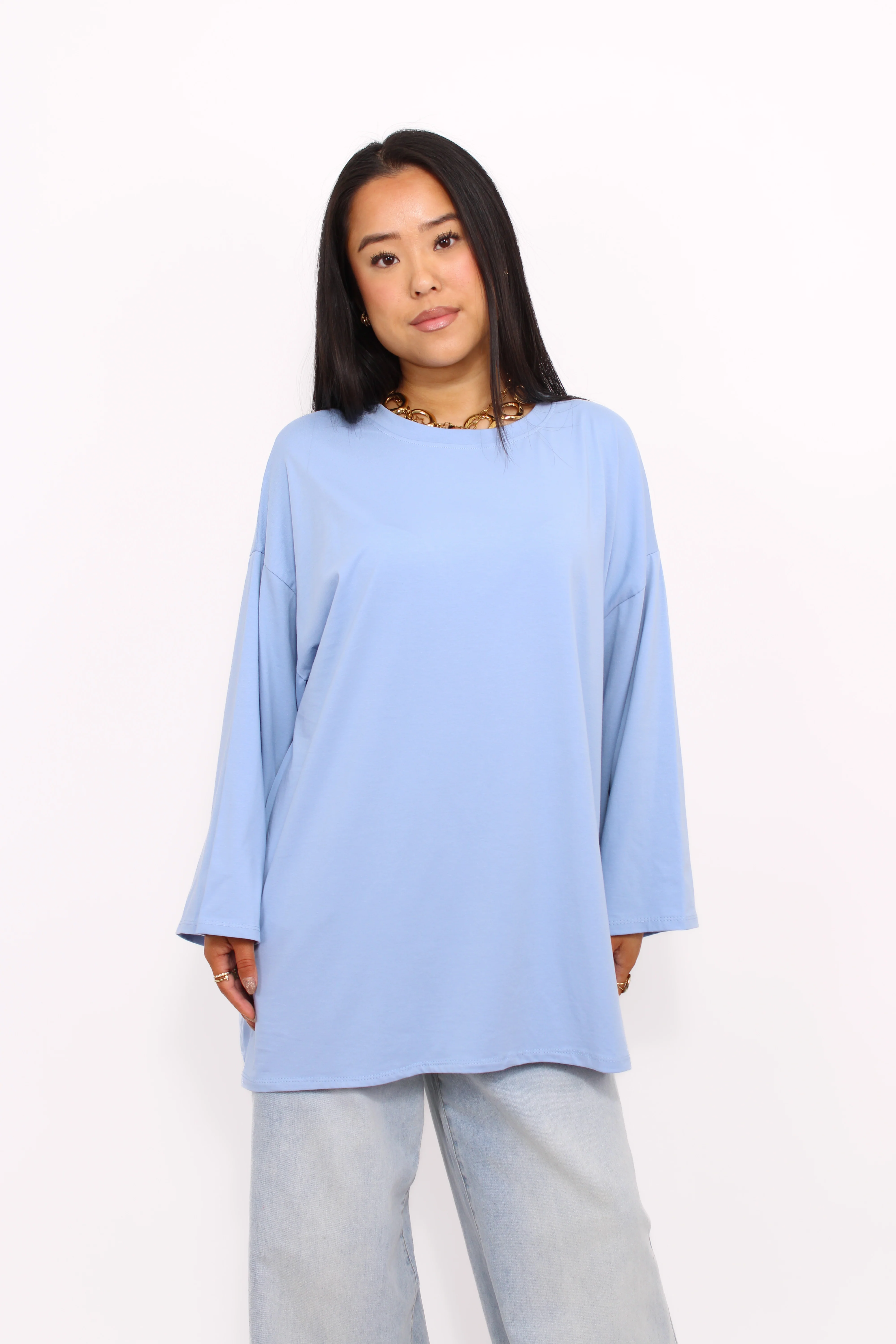 OVERSIZED COTTON LONG SLEEVE - Image 18