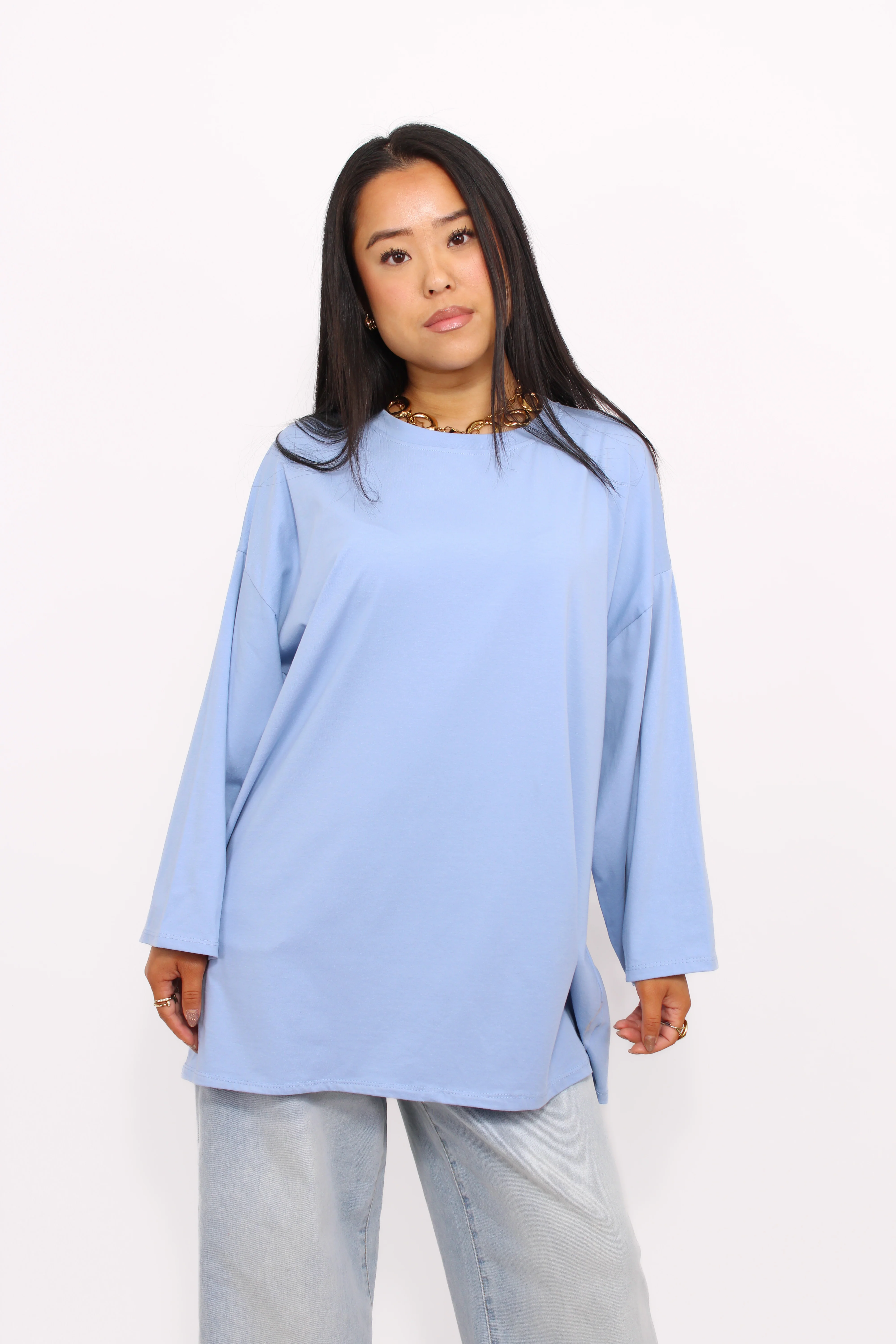 OVERSIZED COTTON LONG SLEEVE - Image 19