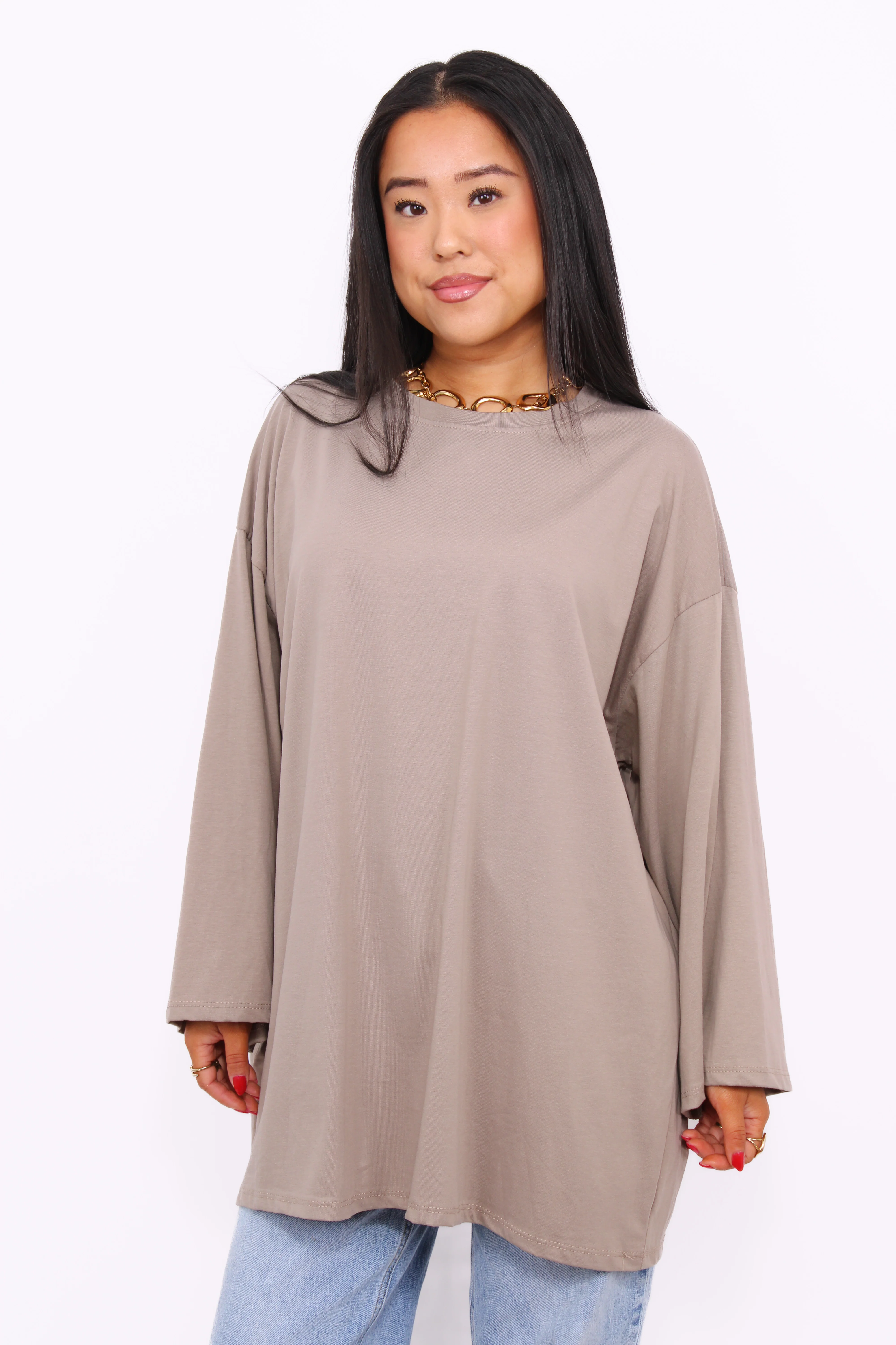 OVERSIZED COTTON LONG SLEEVE - Image 22