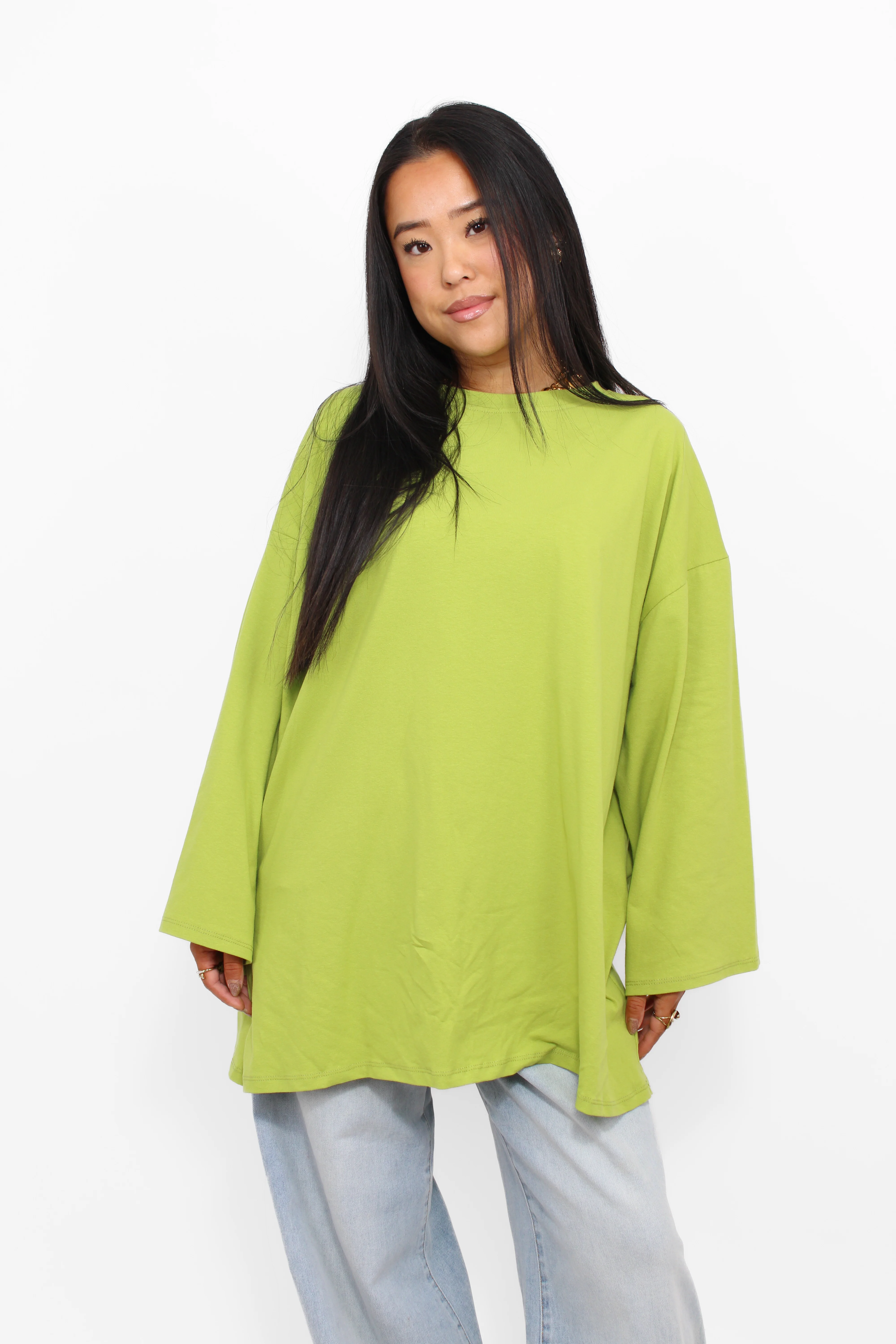 OVERSIZED COTTON LONG SLEEVE - Image 8