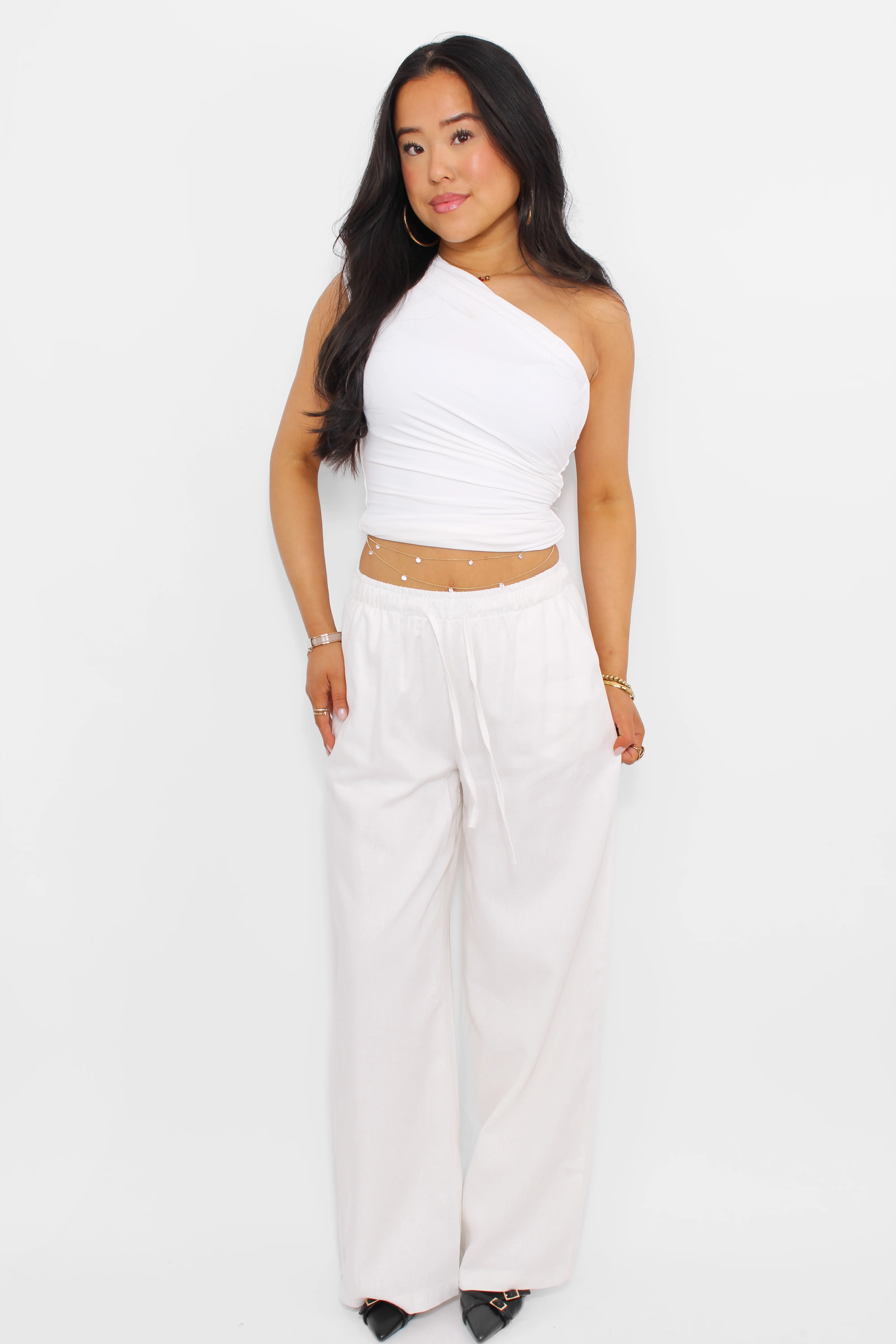 “PETITE'' LINEN PANTS - Image 3
