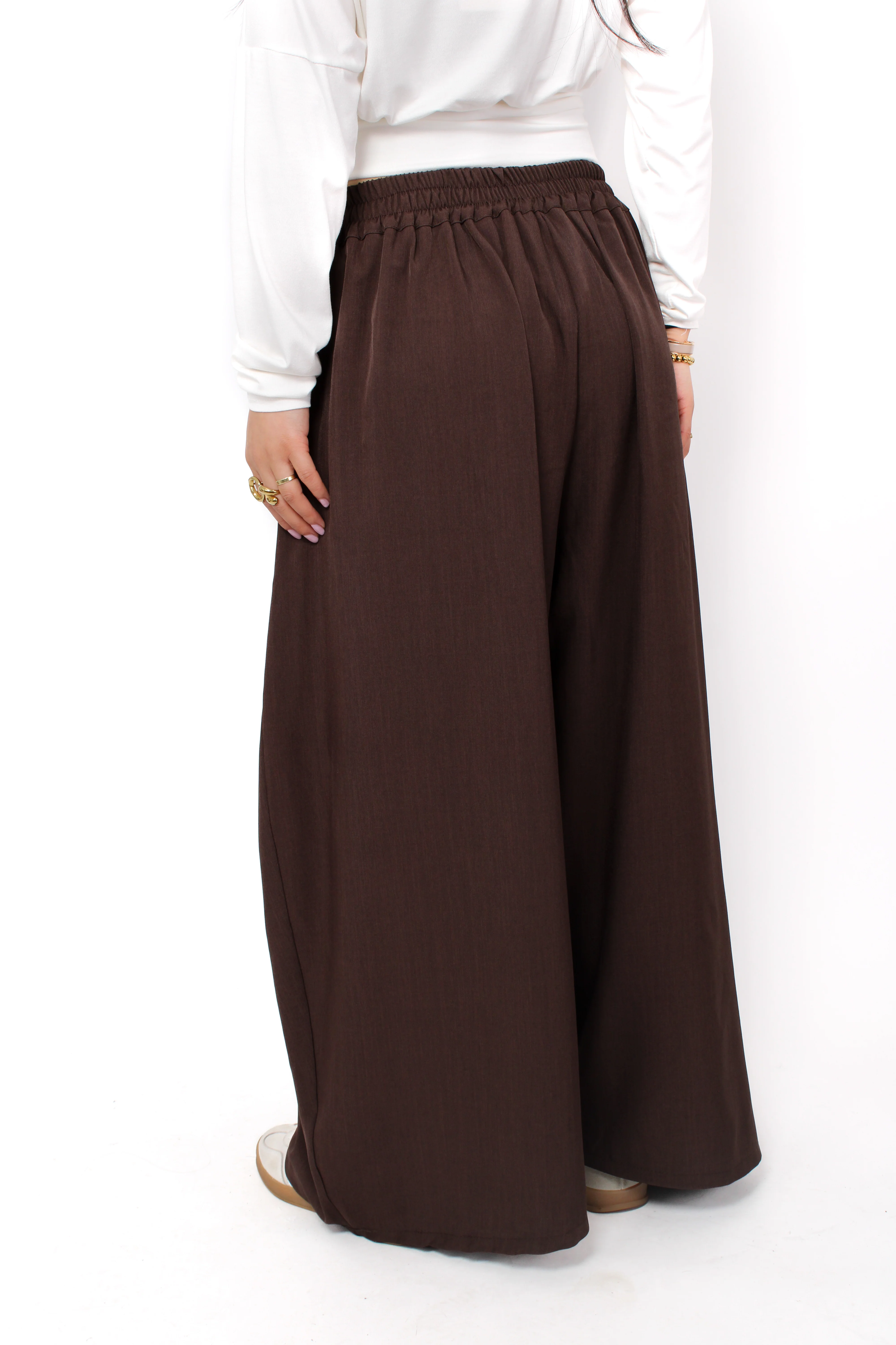 “PETITE'' MADISON TROUSER - BROWN - Image 6