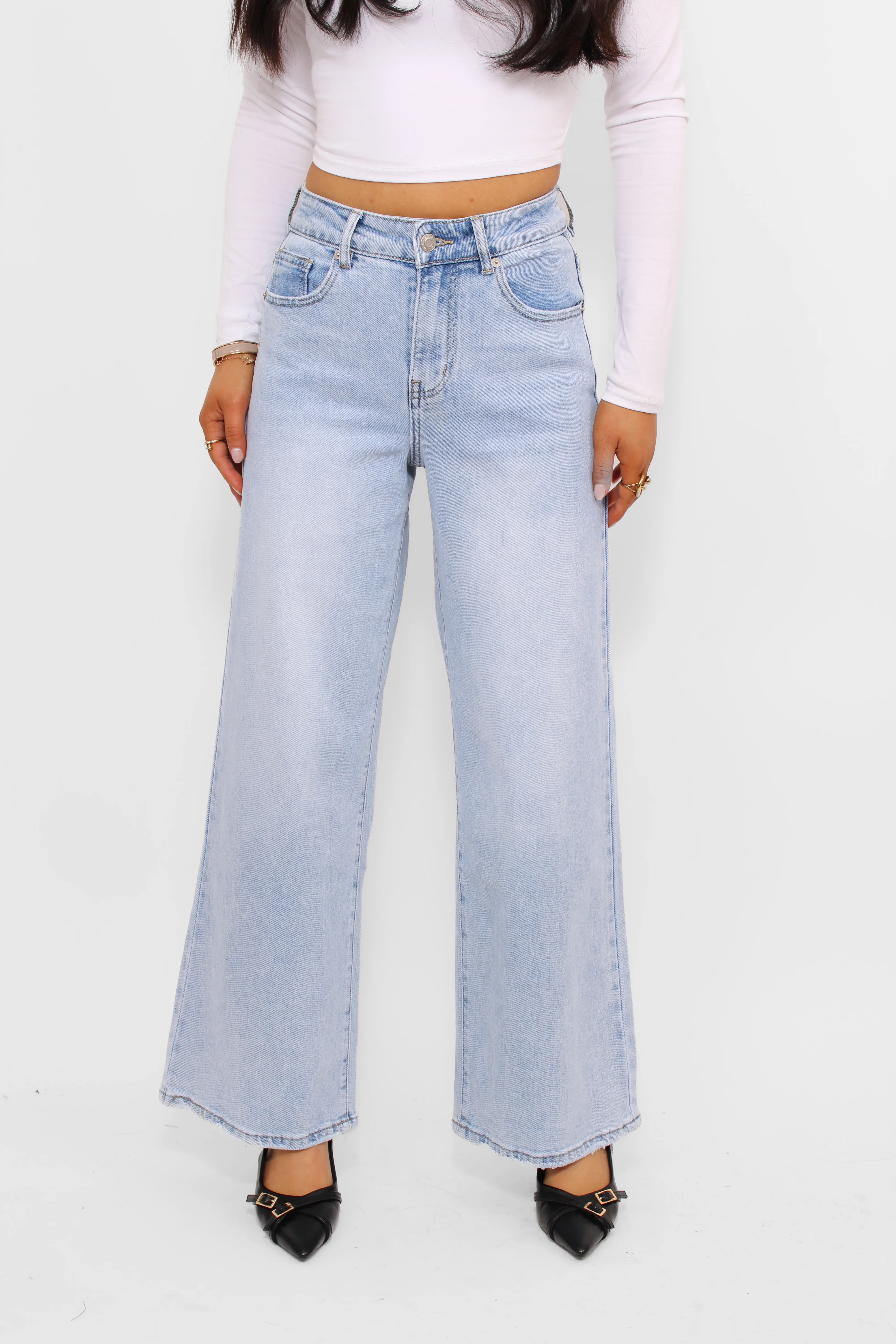 ''PETITE'' WIDE LEG JEANS 9212 - Image 2