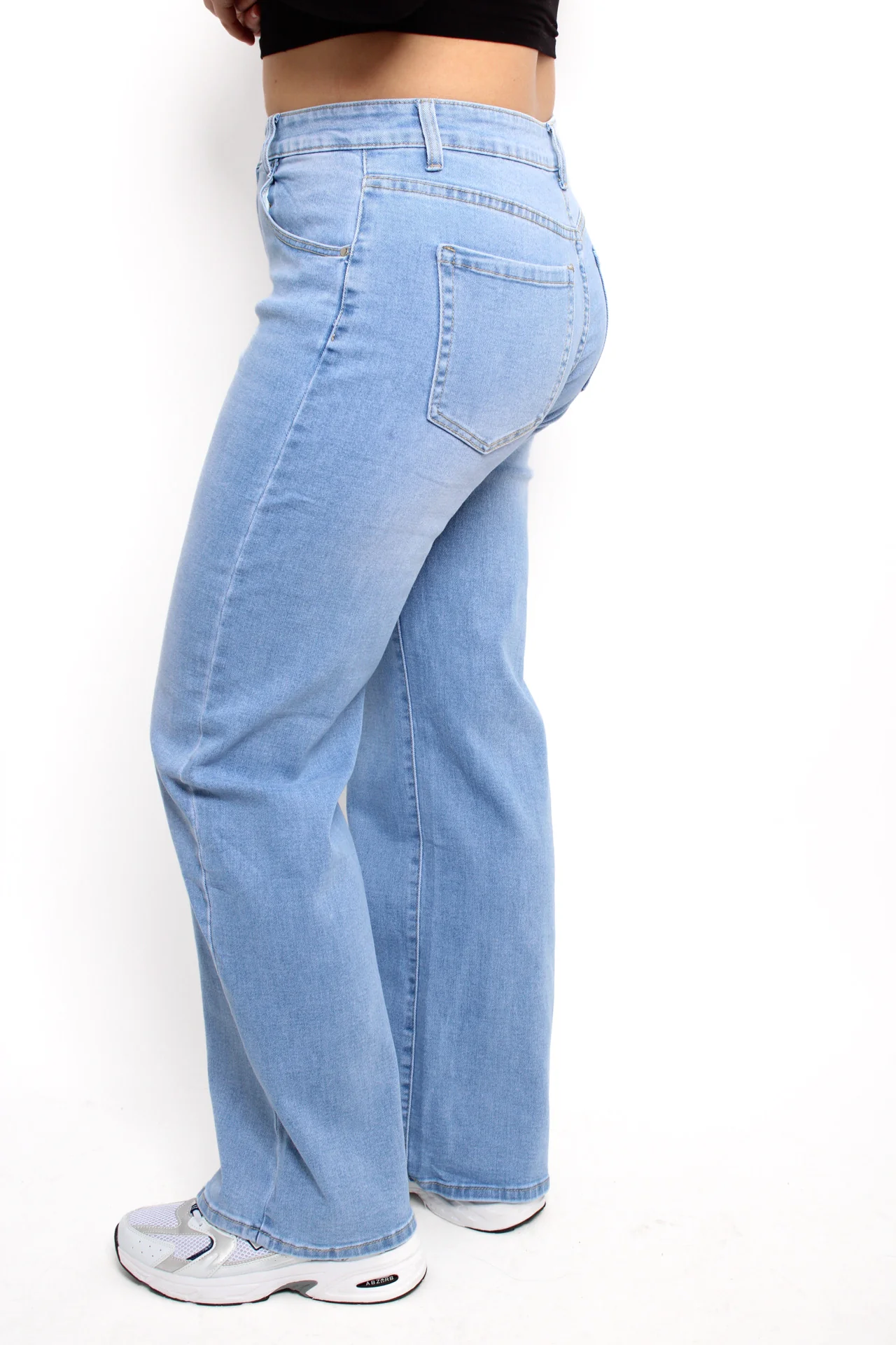 ''PLUSSIZE' WIDE LEG JEANS 2101 - DENIM - Image 3