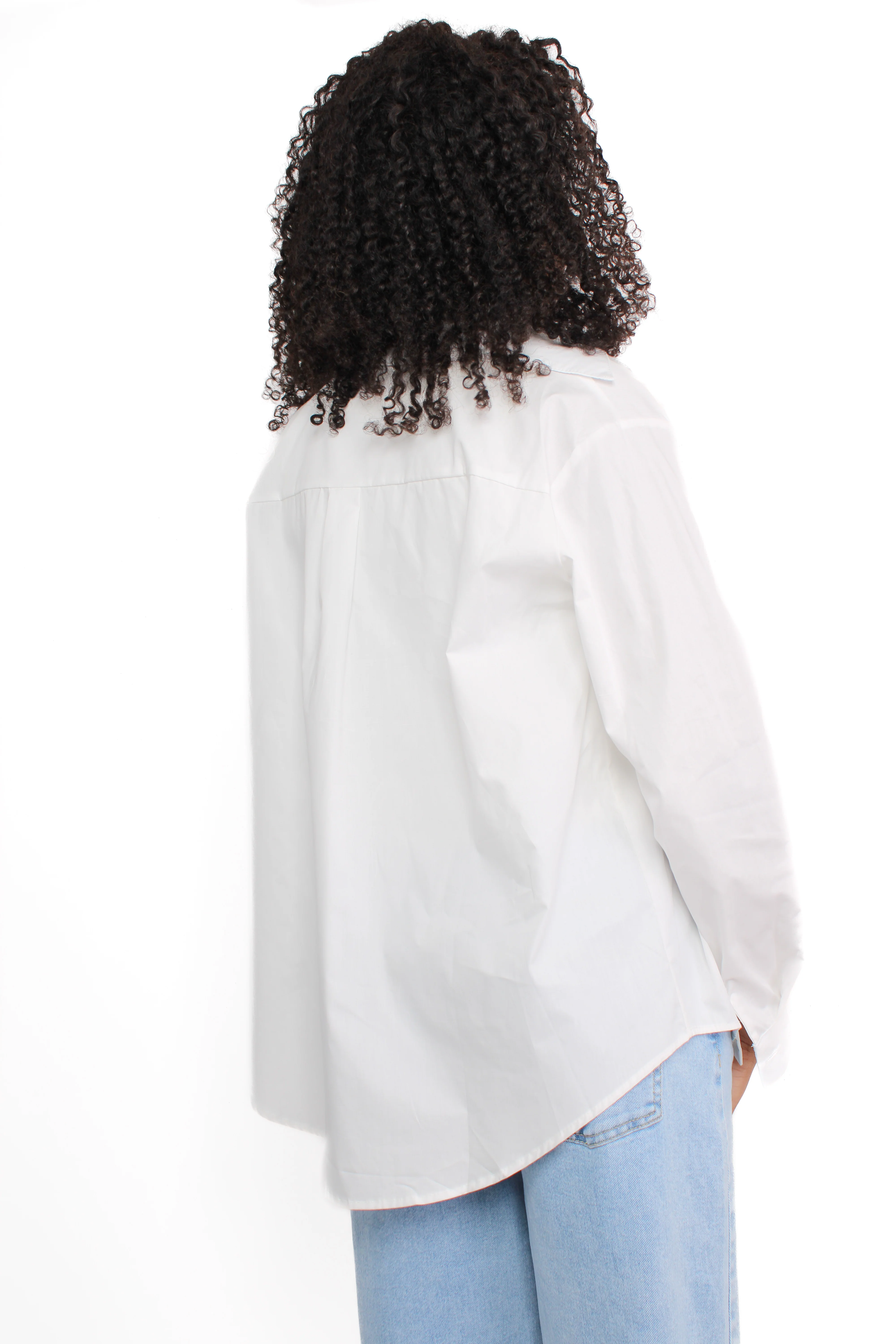 SAINT TROPEZ TOP BLOUSE - WHITE - Image 5
