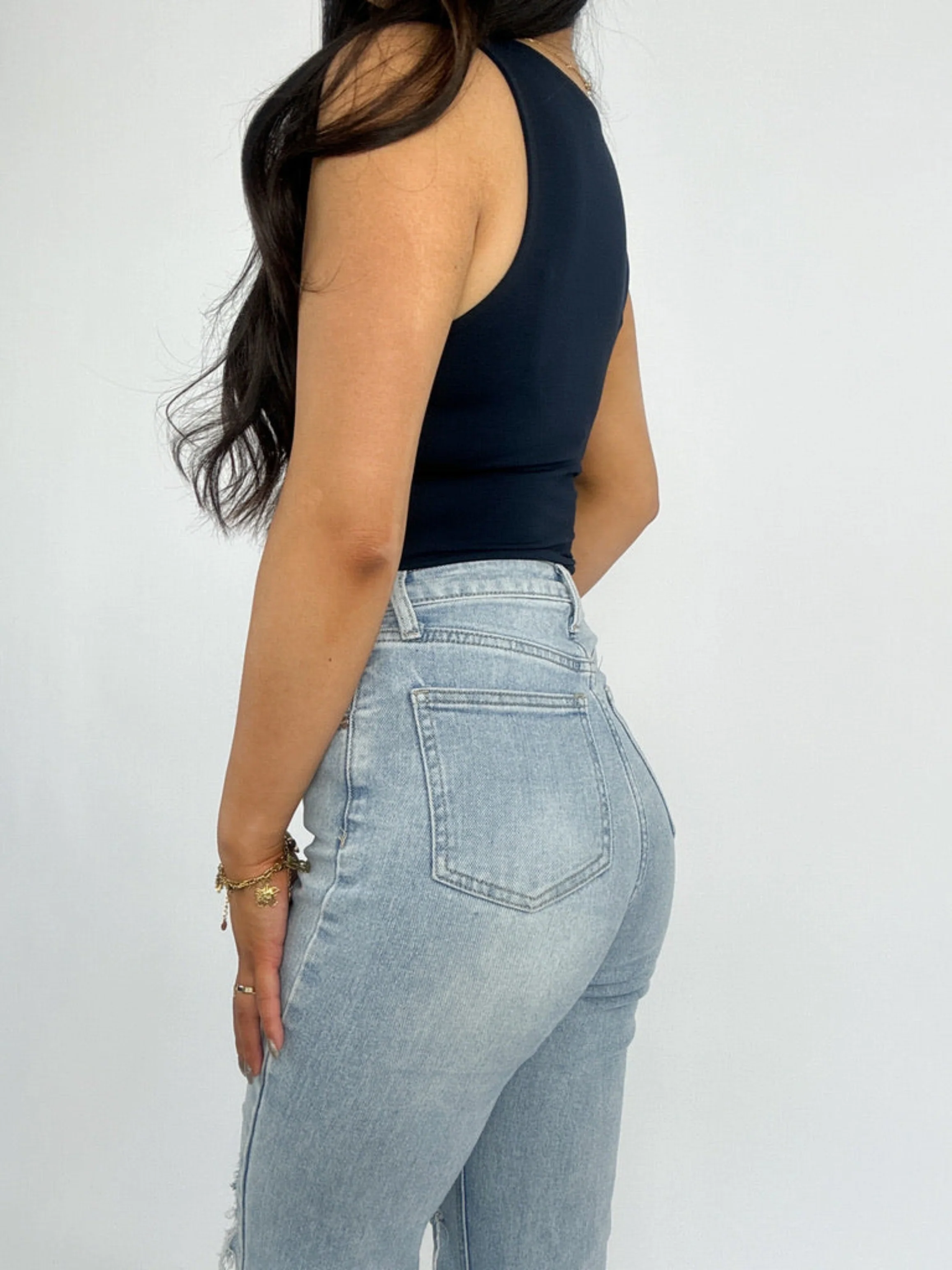 SQUARE TANK TOP - NAVY - Image 5