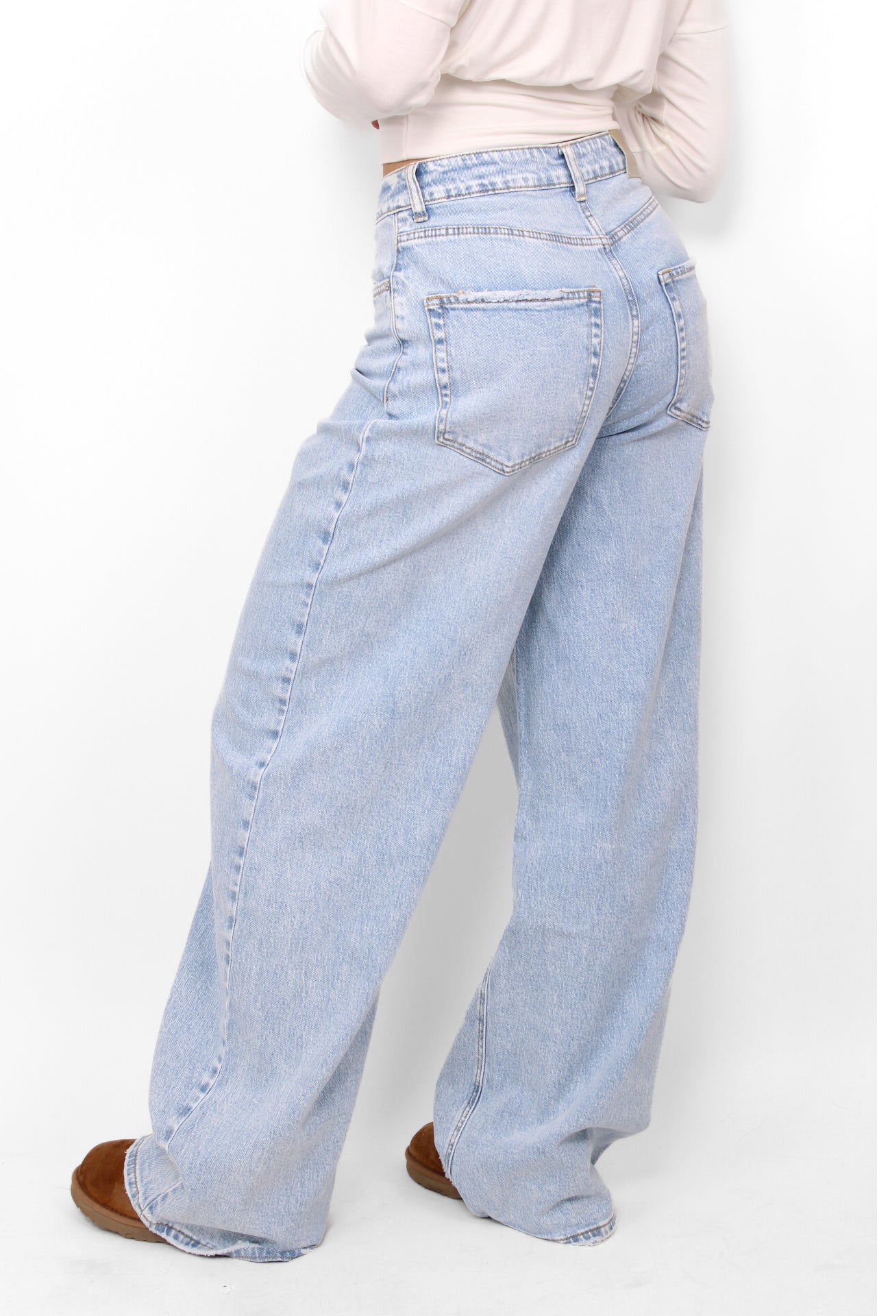 ''TALL'' BAGGY JEANS 3855-2 - LIGHT DENIM - Image 6