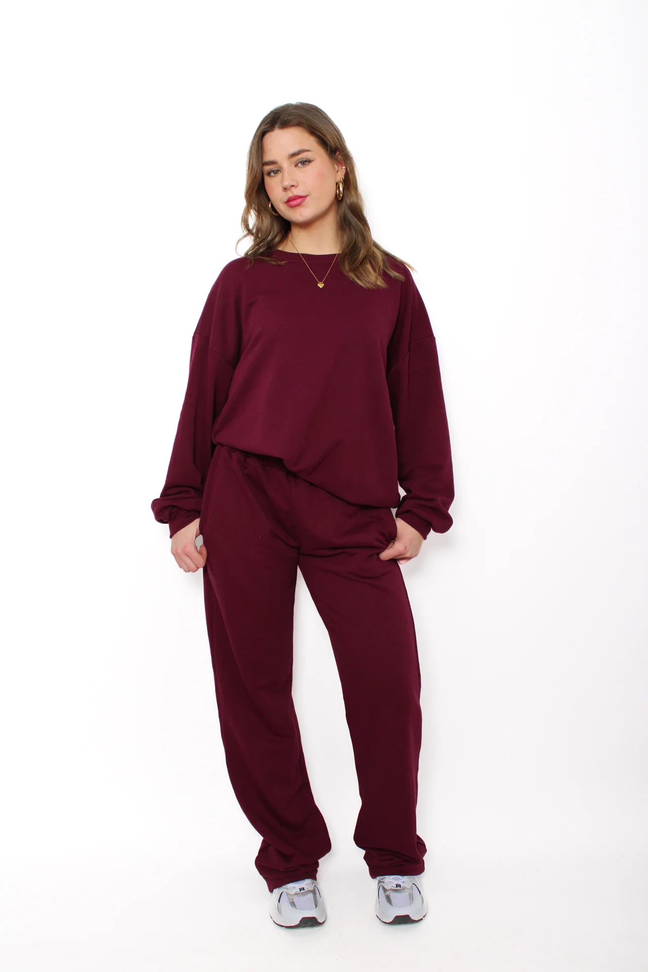 ''TALL'' COMFY BREEZE TRACKSUIT - BERRY - Image 5