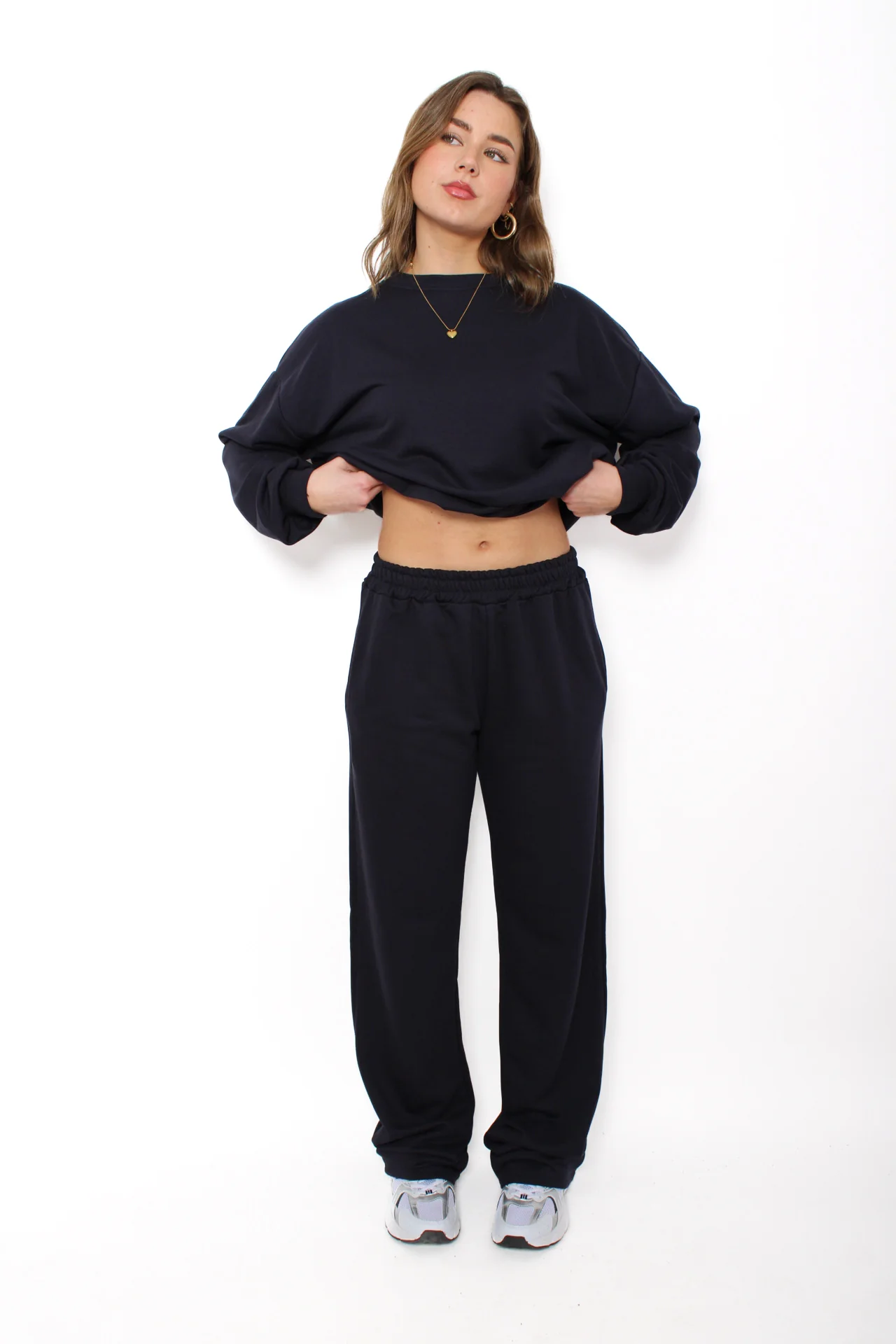 ''TALL'' COMFY BREEZE TRACKSUIT - NAVY - Image 3