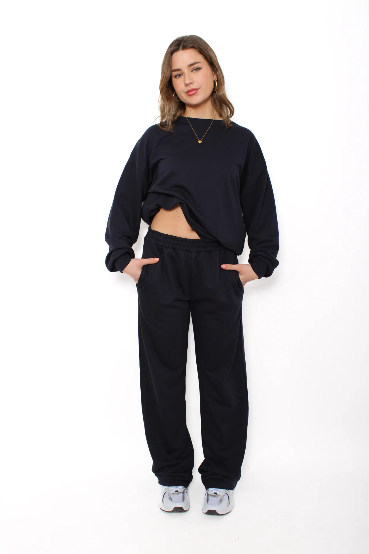 ''TALL'' COMFY BREEZE TRACKSUIT - NAVY - Image 4