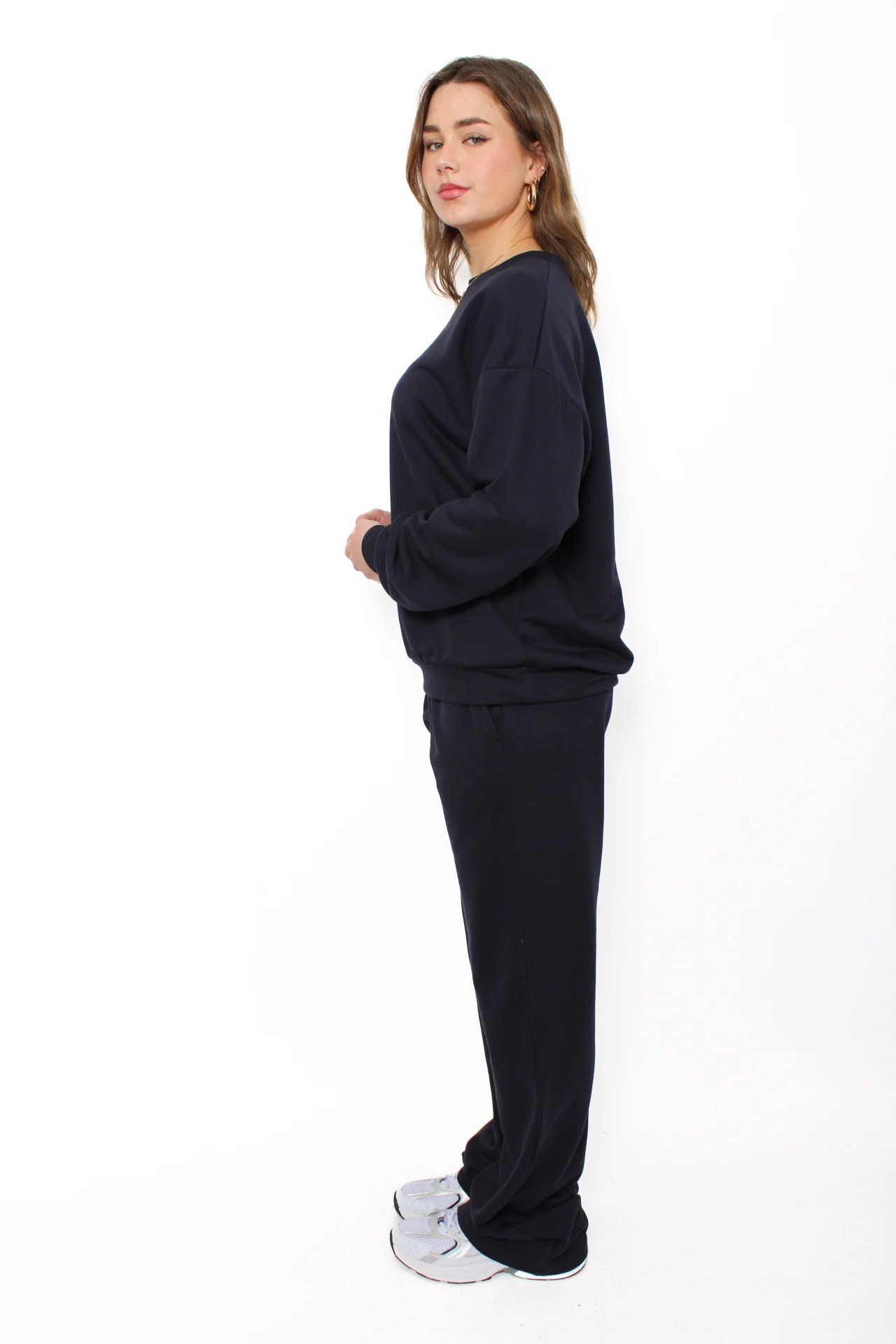''TALL'' COMFY BREEZE TRACKSUIT - NAVY - Image 5