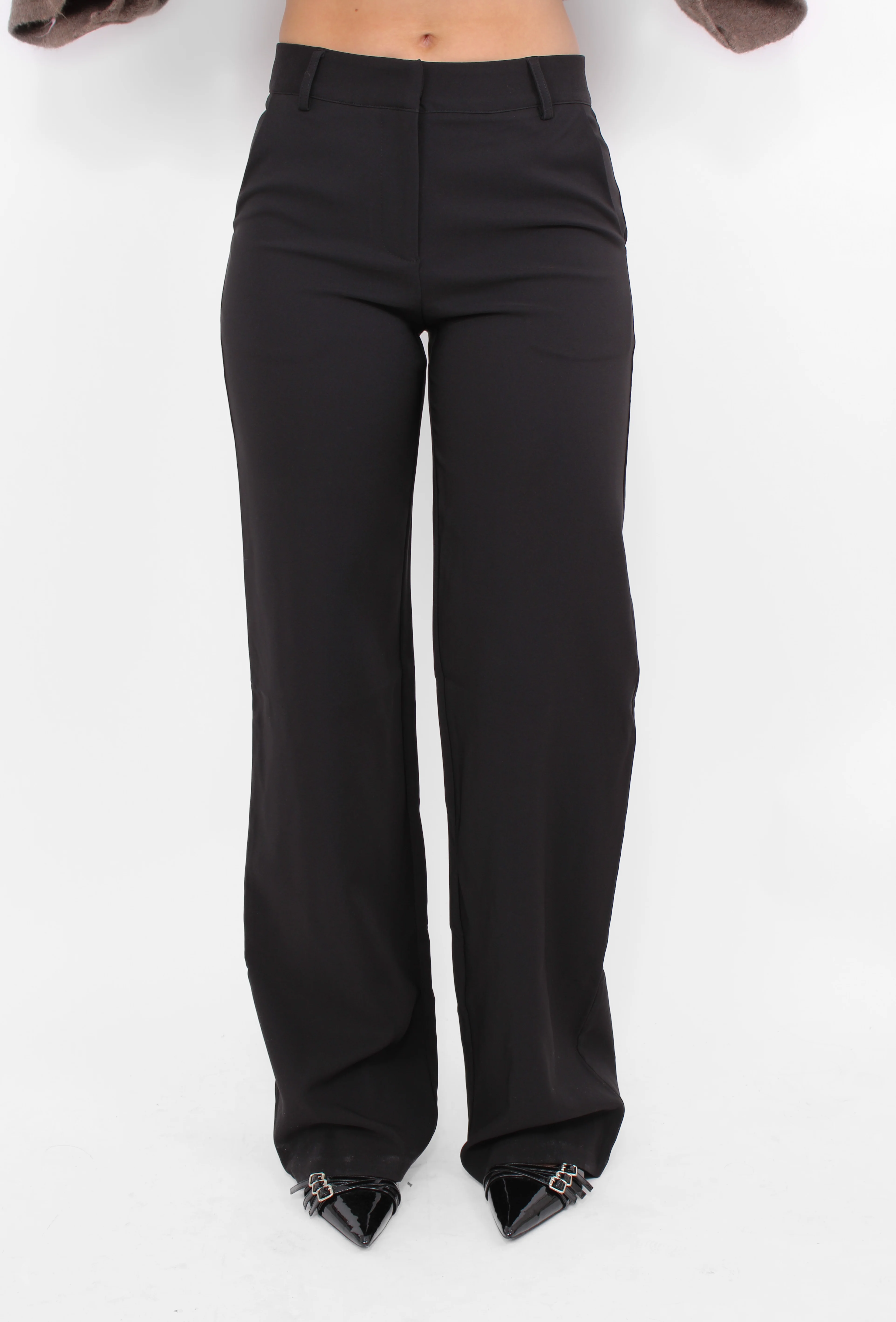 ''TALL'' ESSENTIAL TROUSER MID WAIST WIDE LEG - Image 5
