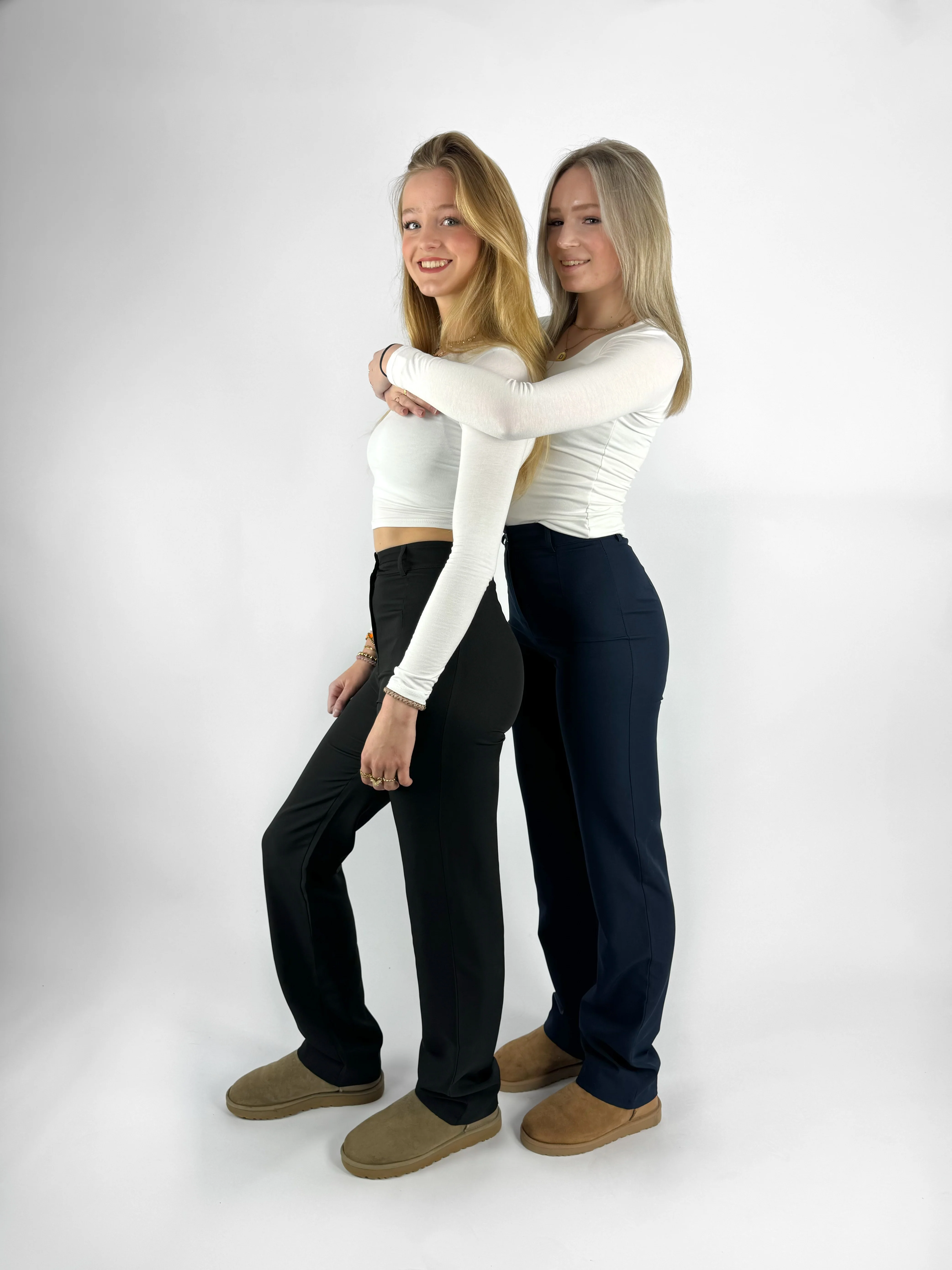 “TALL'' ISABELLA PANTS - NAVY - Image 3