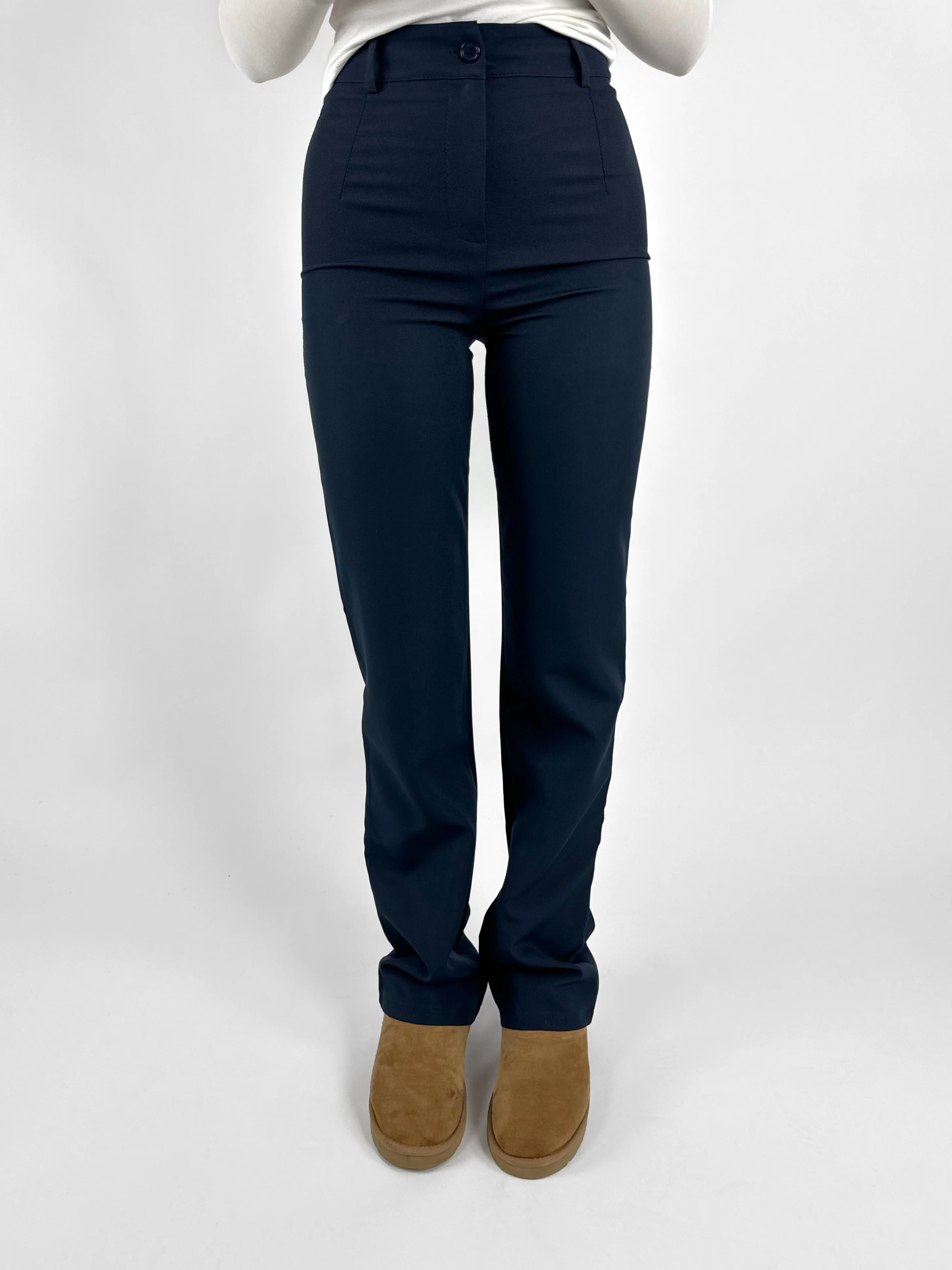 “TALL'' ISABELLA PANTS - NAVY - Image 8