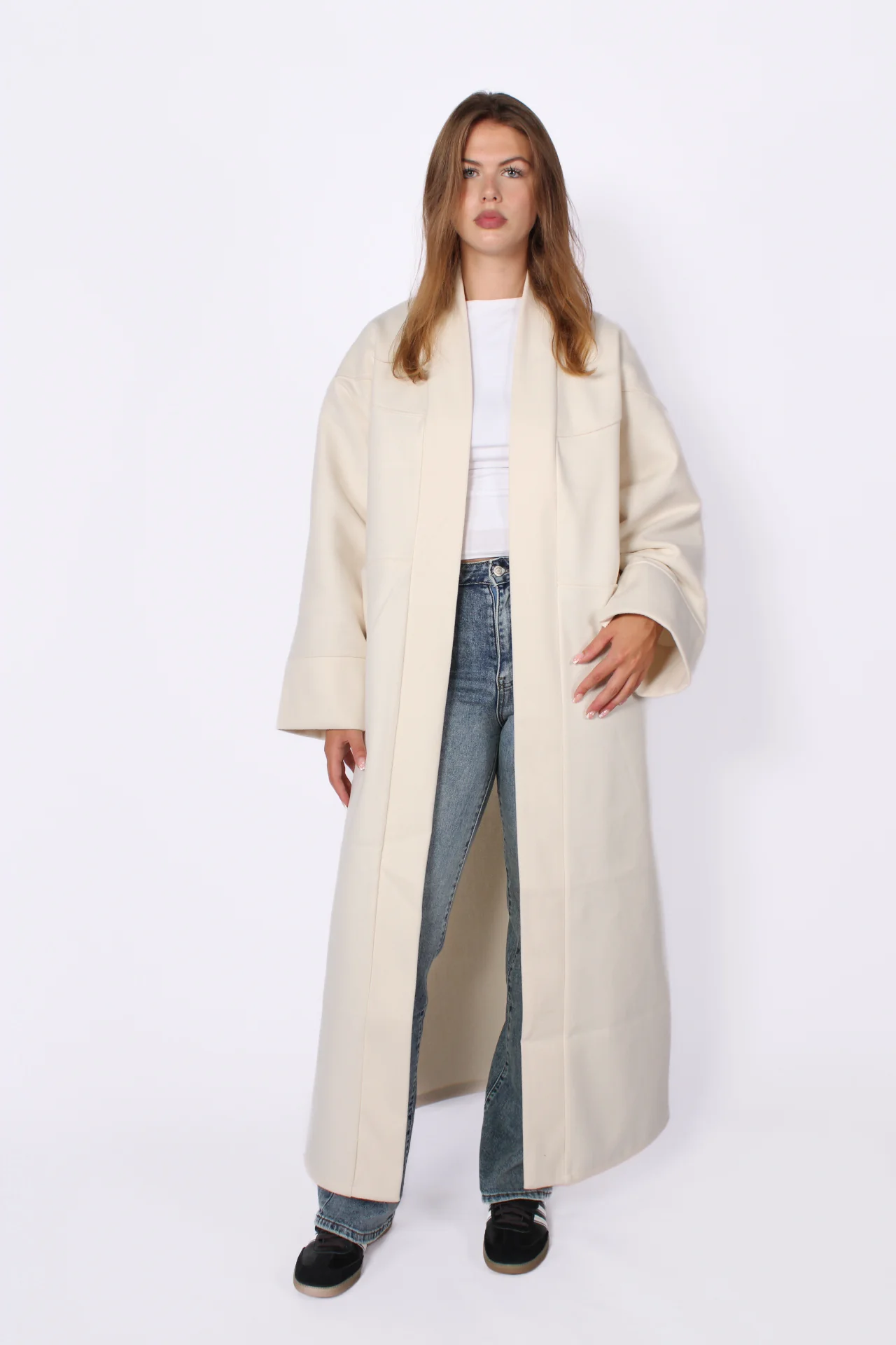 “TALL'' NYLA KIMONO - BEIGE - Image 7