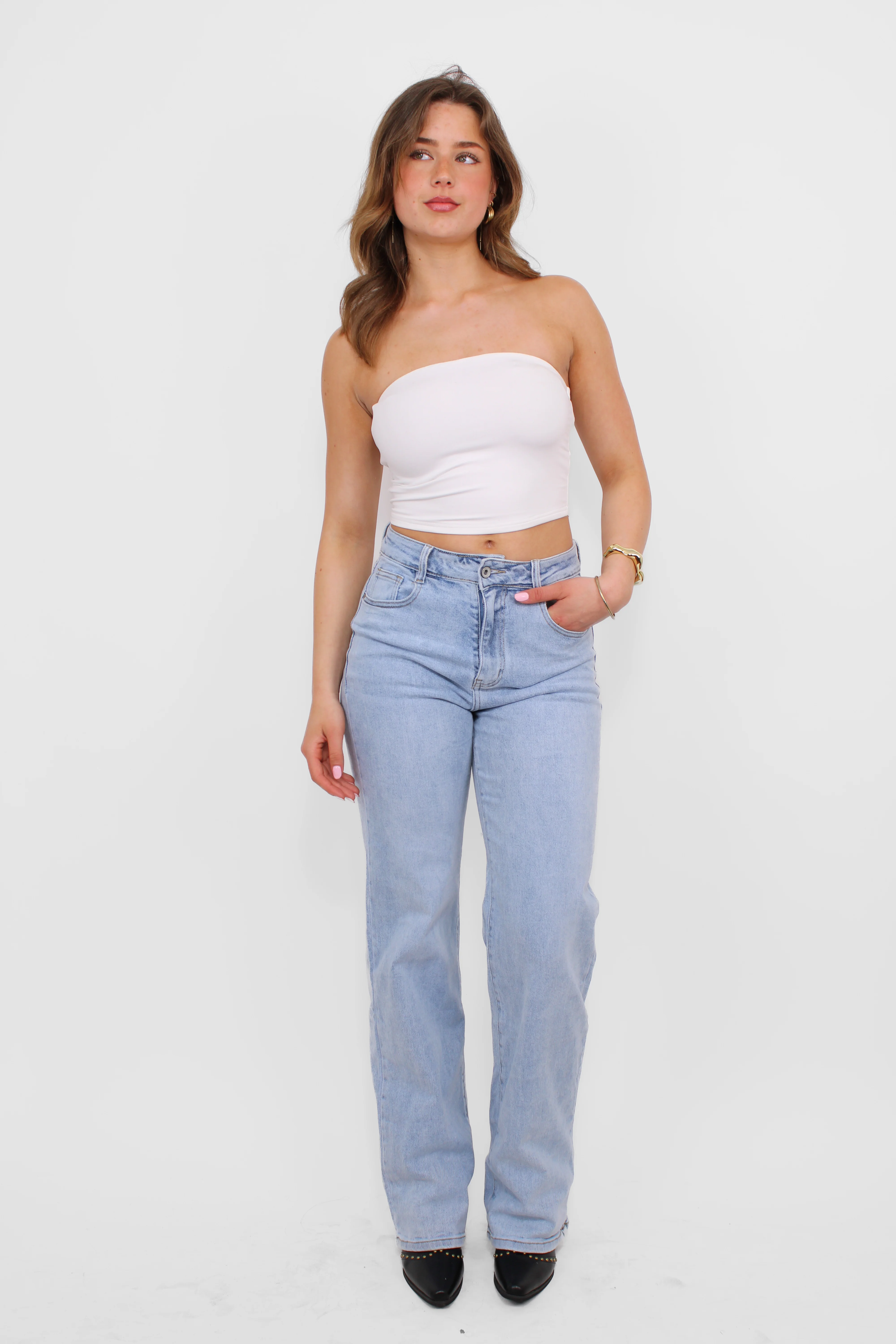 ''TALL'' WIDE LEG JEANS 6743-6 - Image 2