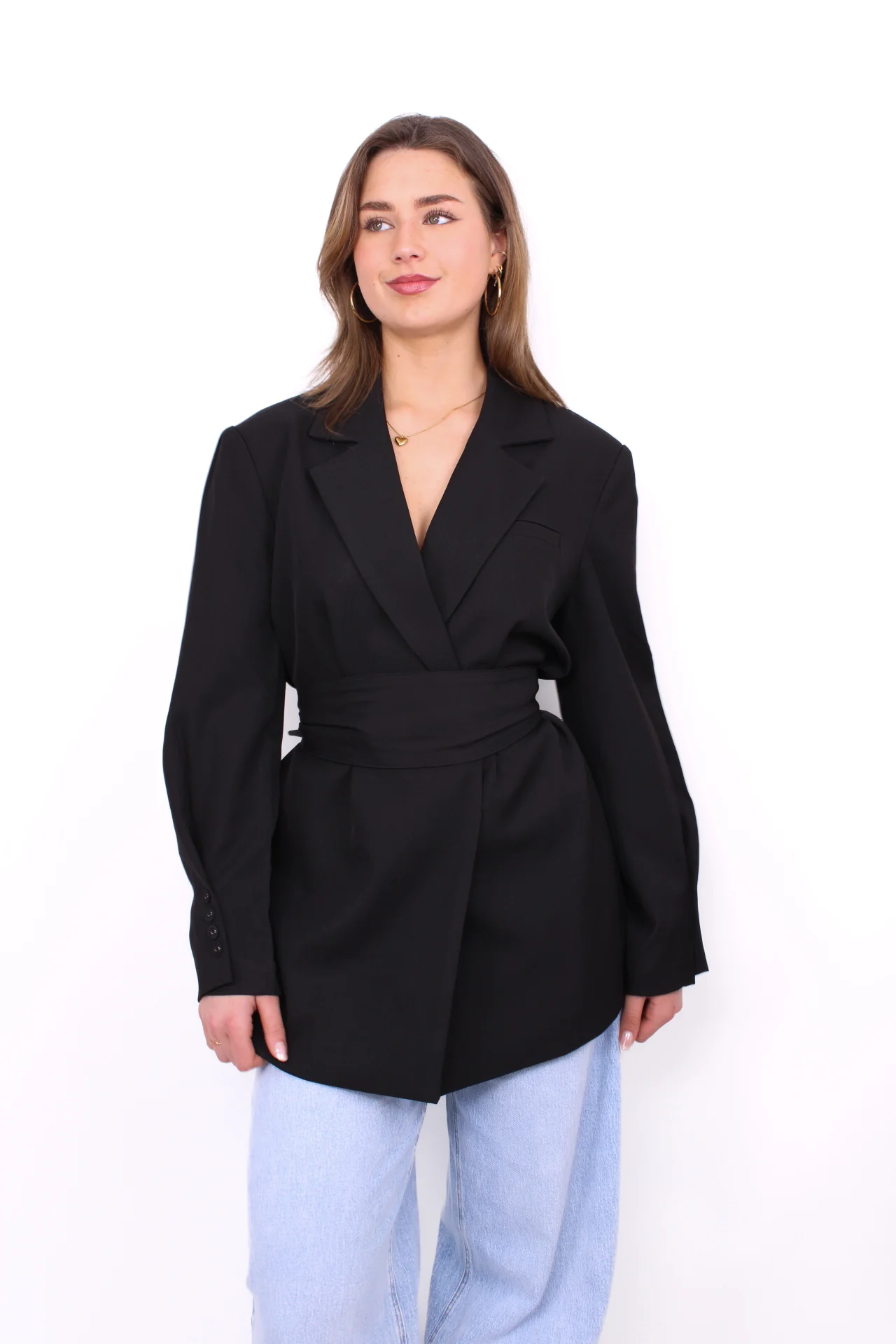 TAYLOR BLAZER - BLACK - Image 6