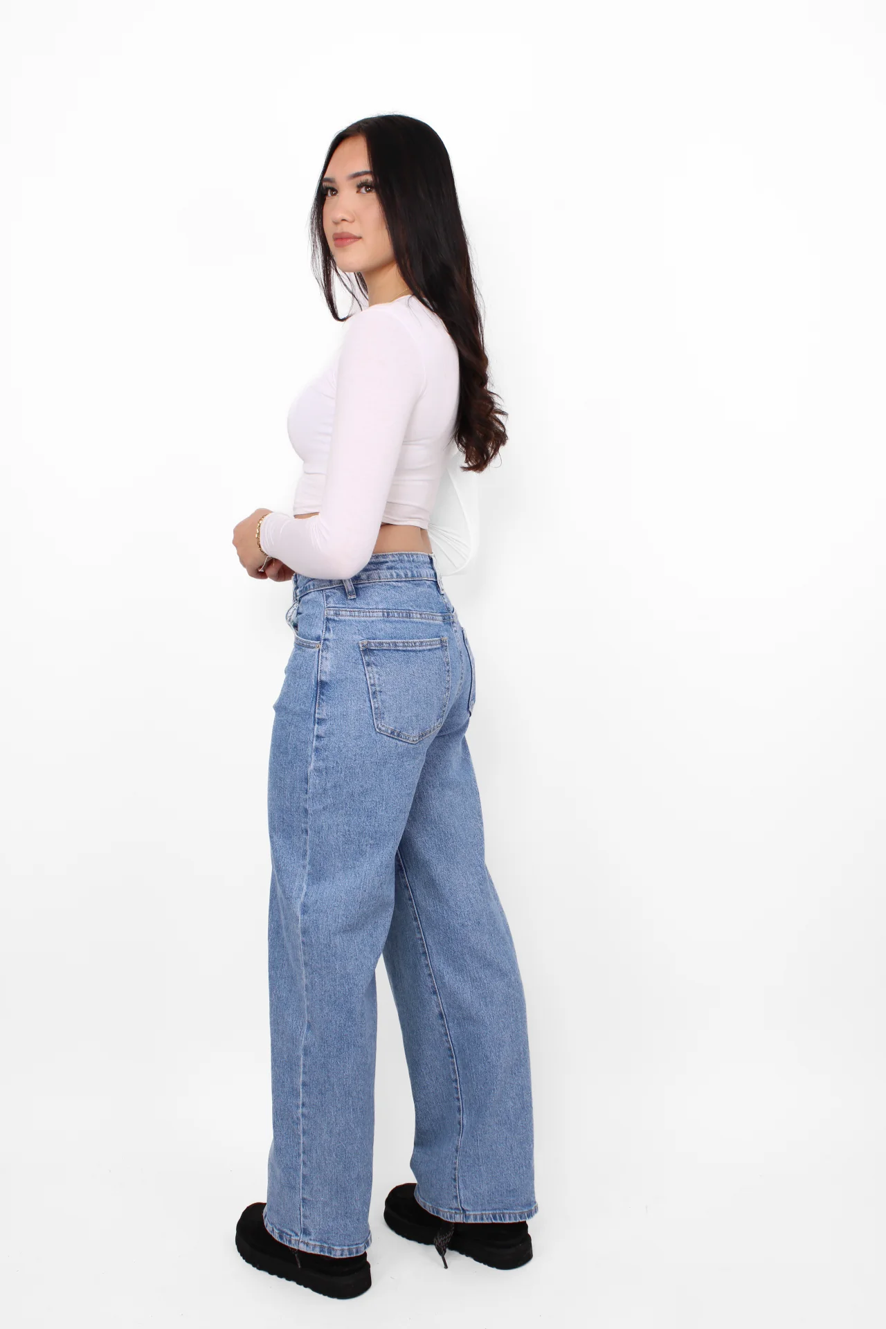WIDE LEG JEANS 8510-3 -DENIM - Image 8