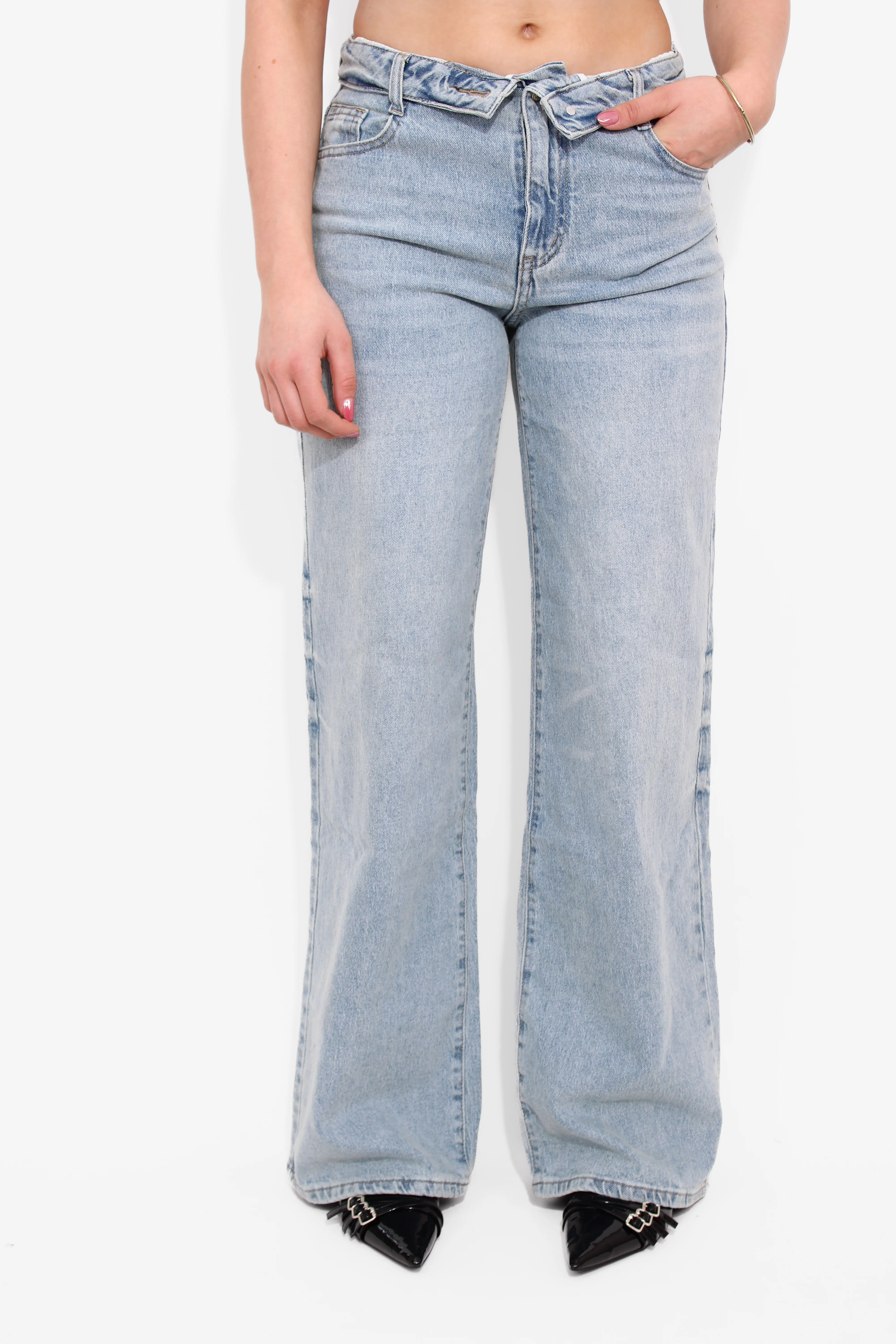 XENA FOLD OVER JEANS - Image 15